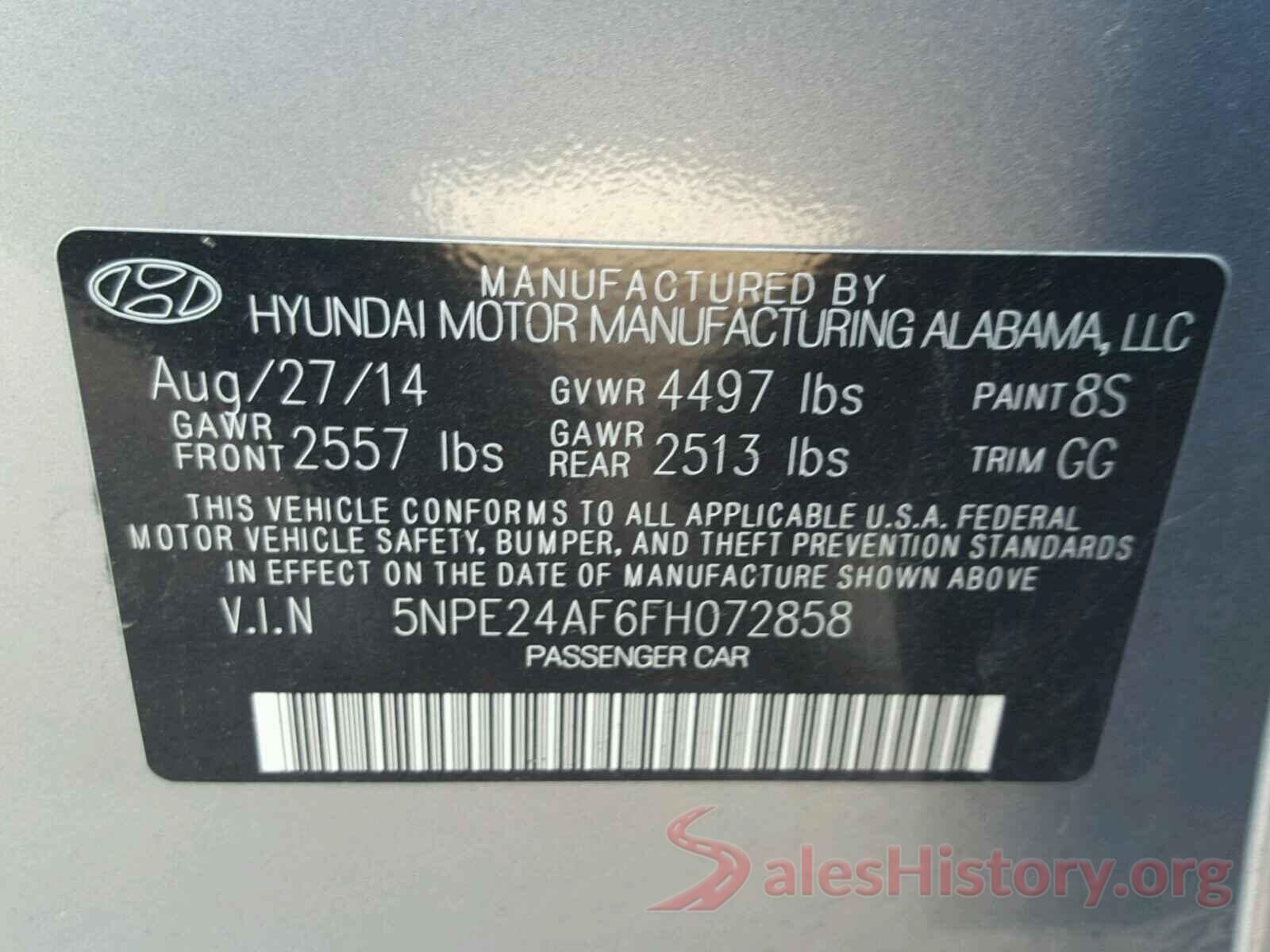 3N1CN8DV4ML811668 2015 HYUNDAI SONATA