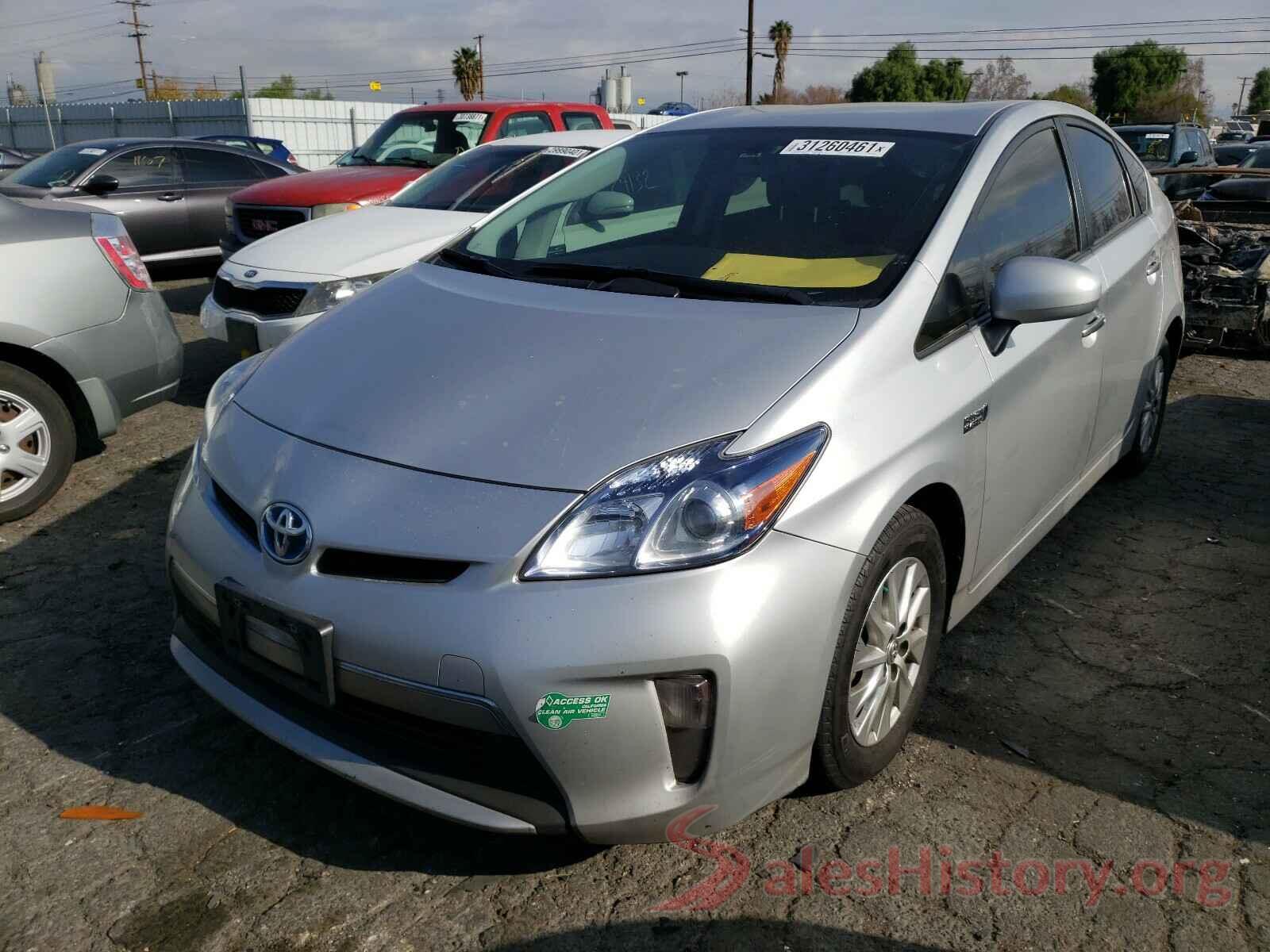 JTDKN3DP1F3067085 2015 TOYOTA PRIUS