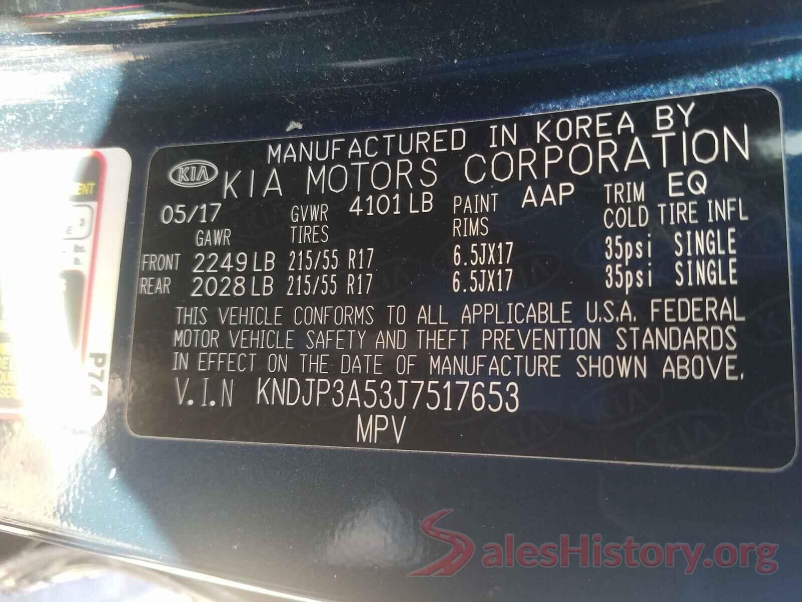 KNDJP3A53J7517653 2018 KIA SOUL