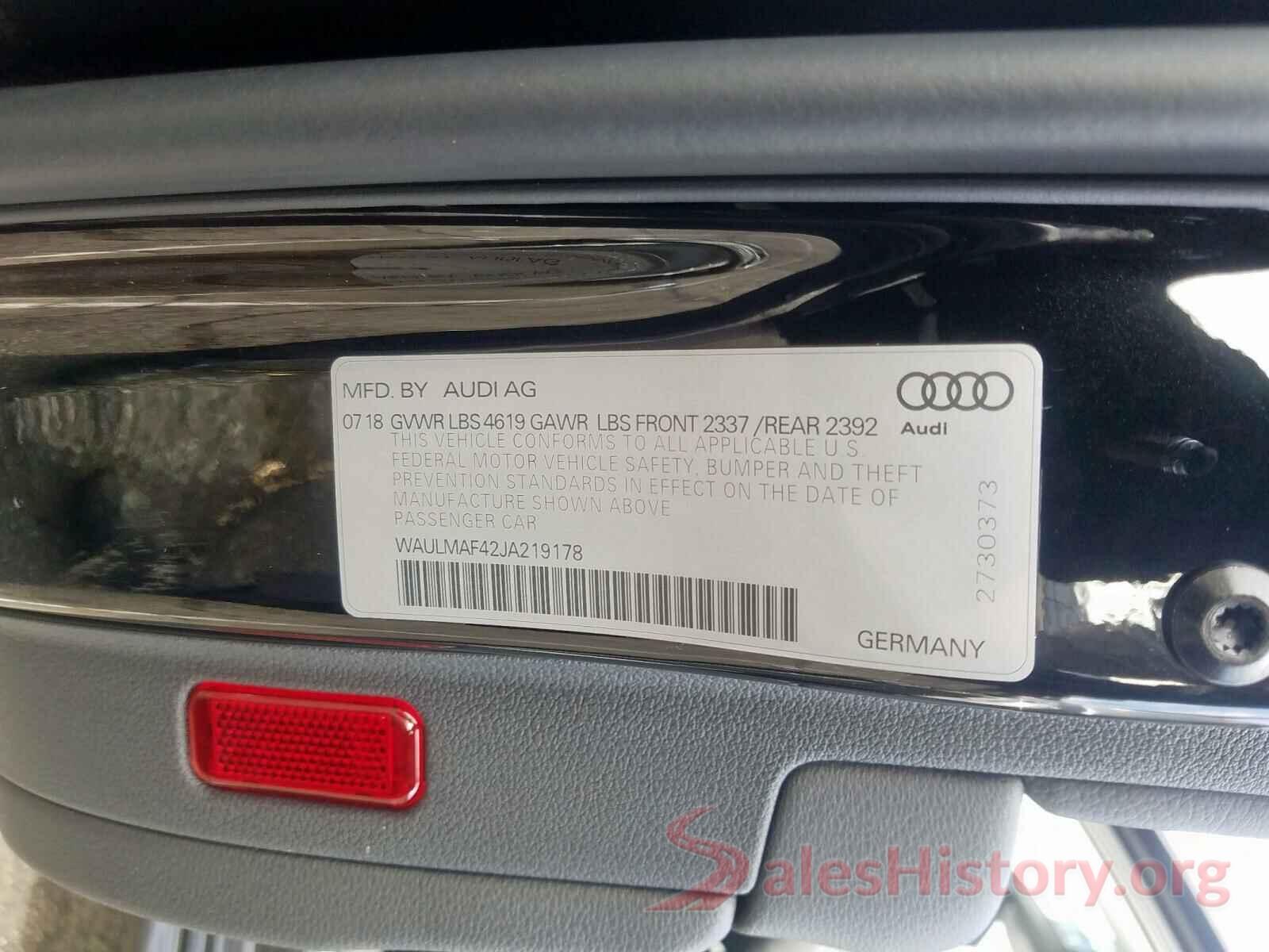 5TFDY5F14LX927019 2018 AUDI A4