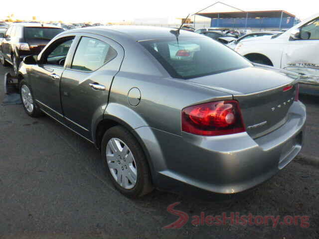 1FADP3F23GL324744 2012 DODGE AVENGER