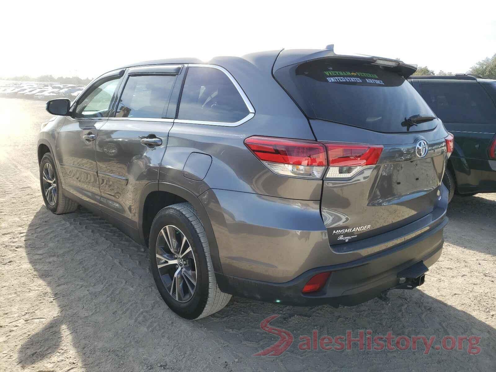 5TDZZRFH9KS327091 2019 TOYOTA HIGHLANDER