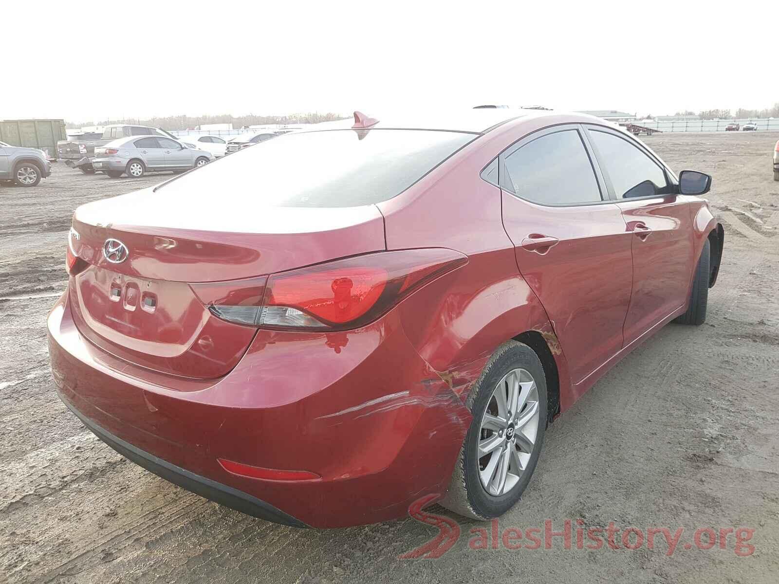 5NPDH4AEXGH659499 2016 HYUNDAI ELANTRA