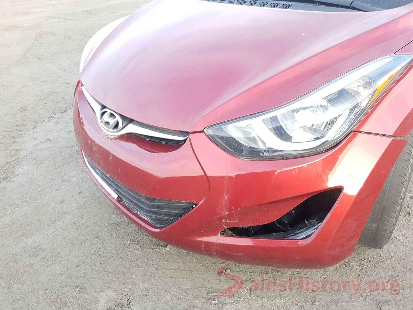 5NPDH4AEXGH659499 2016 HYUNDAI ELANTRA