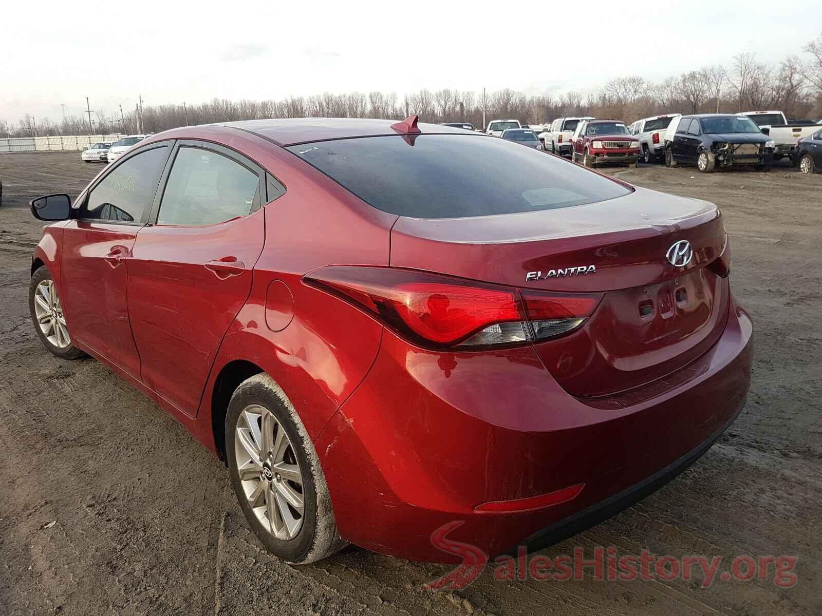 5NPDH4AEXGH659499 2016 HYUNDAI ELANTRA