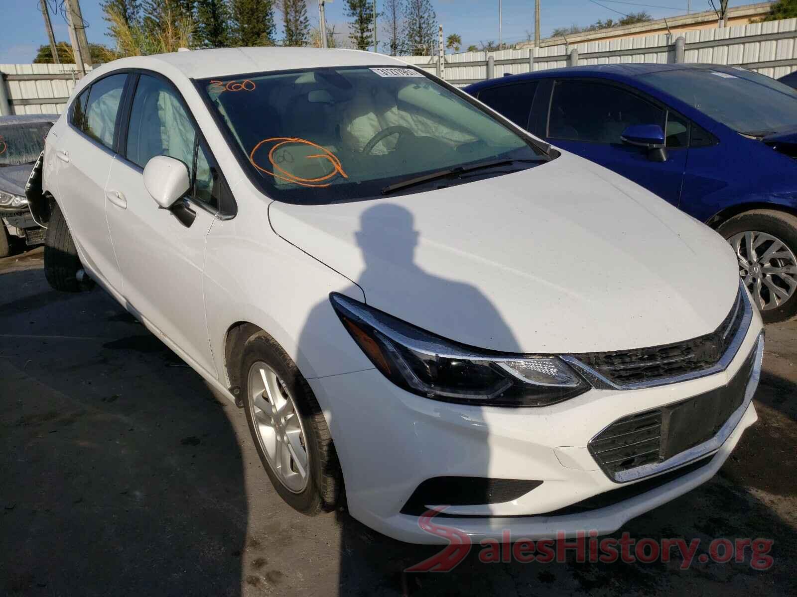 3G1BE6SM0JS596257 2018 CHEVROLET CRUZE