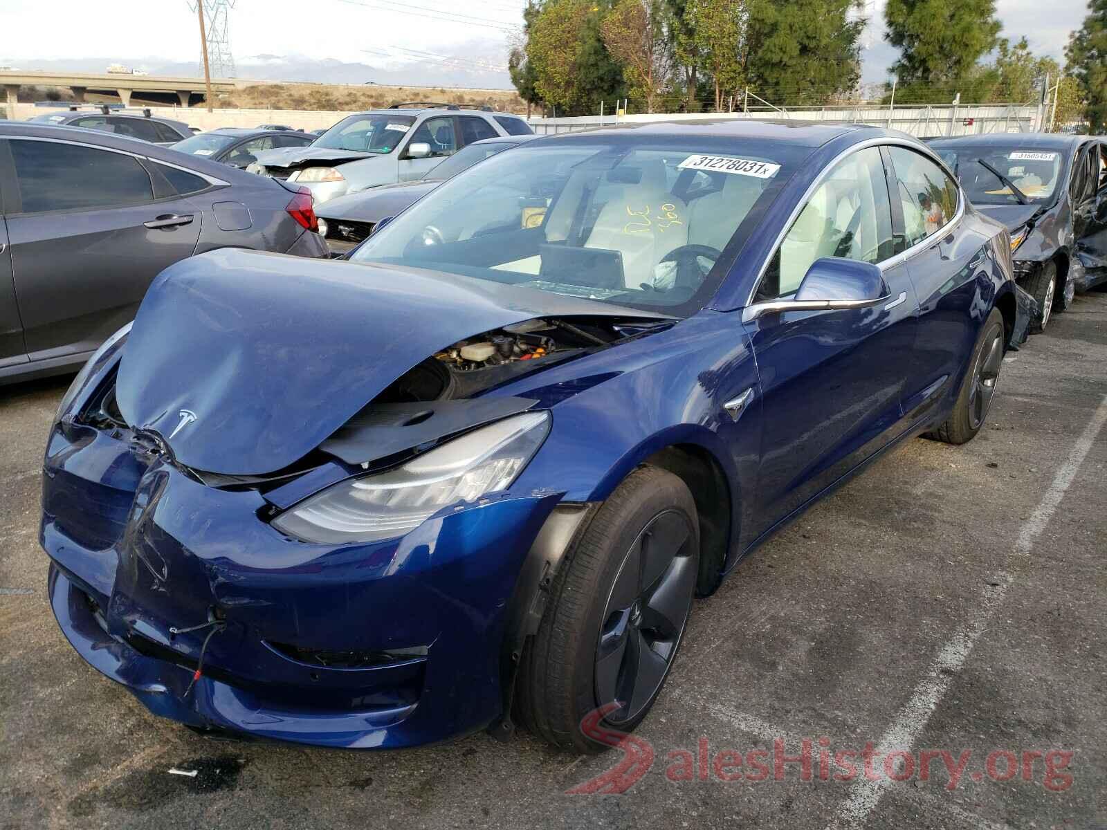 5YJ3E1EB5KF192180 2019 TESLA MODEL 3