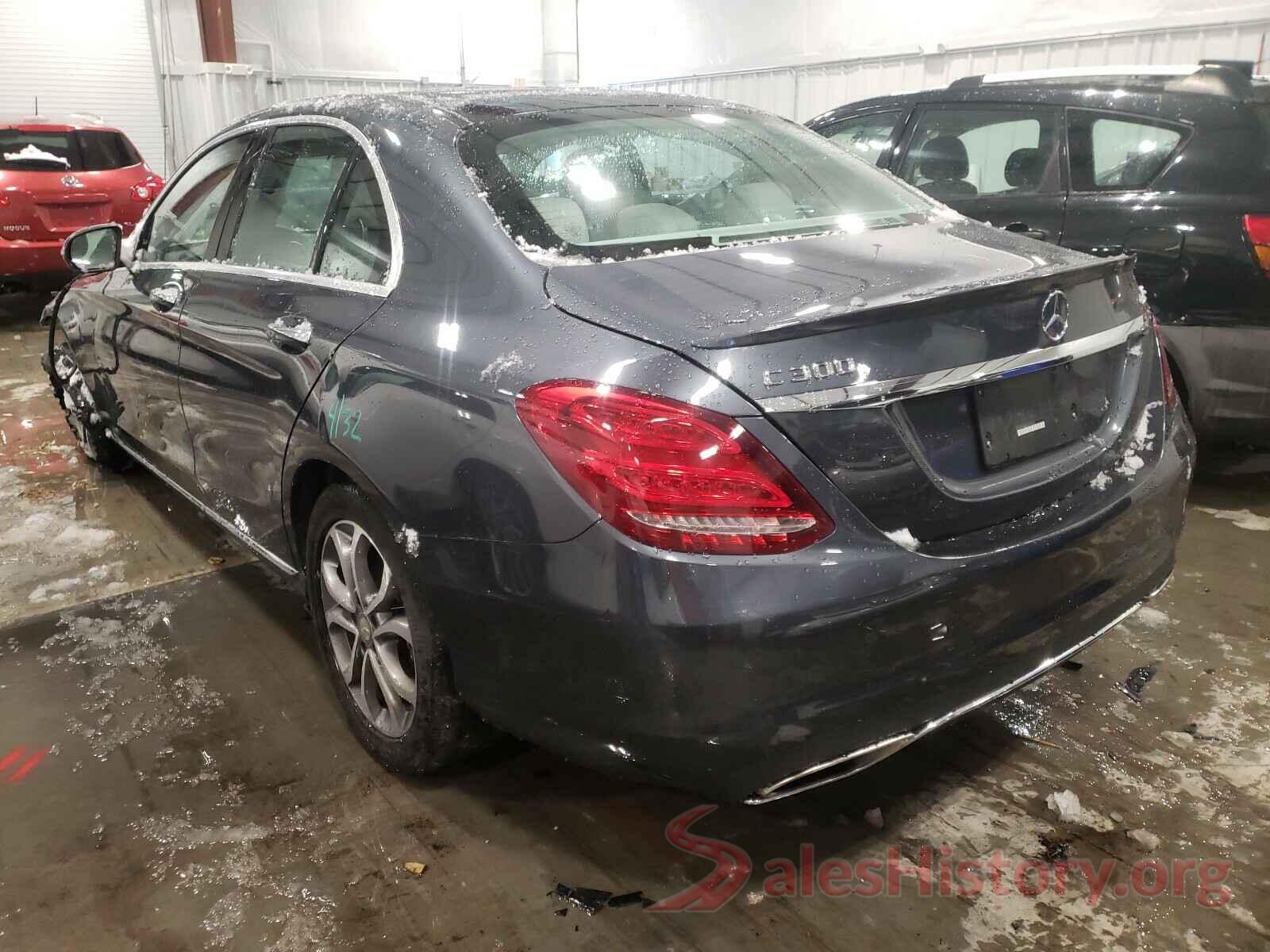 55SWF4KB3GU128032 2016 MERCEDES-BENZ C CLASS