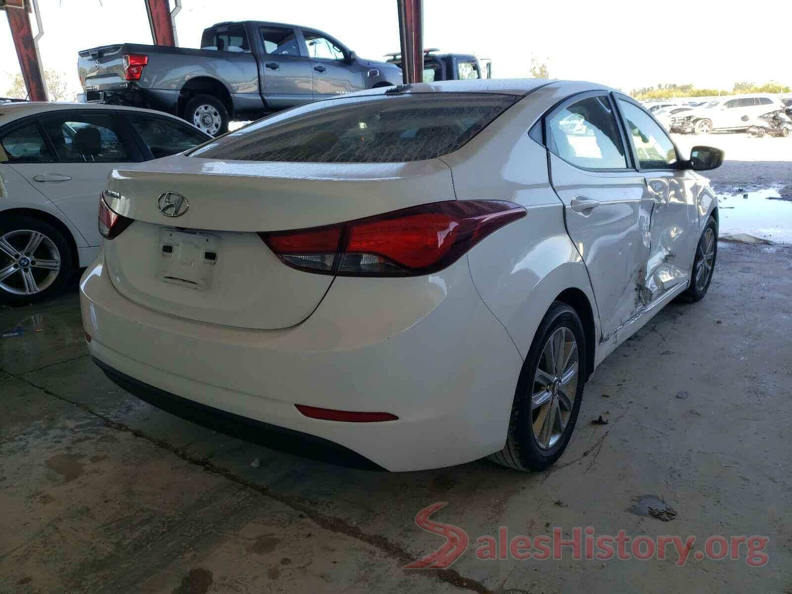 5NPDH4AE3GH655813 2016 HYUNDAI ELANTRA