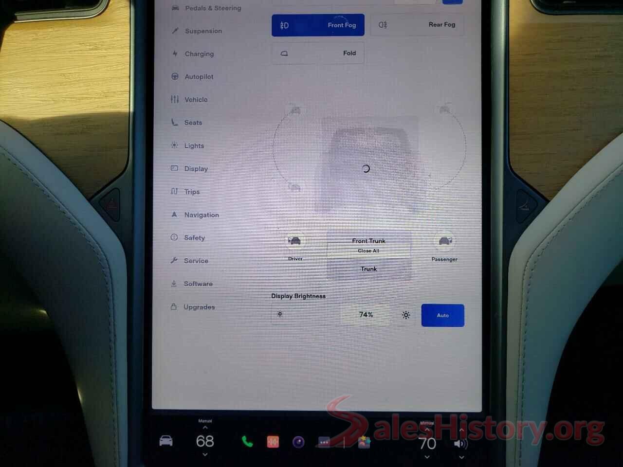 5YJXCBE25LF268849 2020 TESLA MODEL X