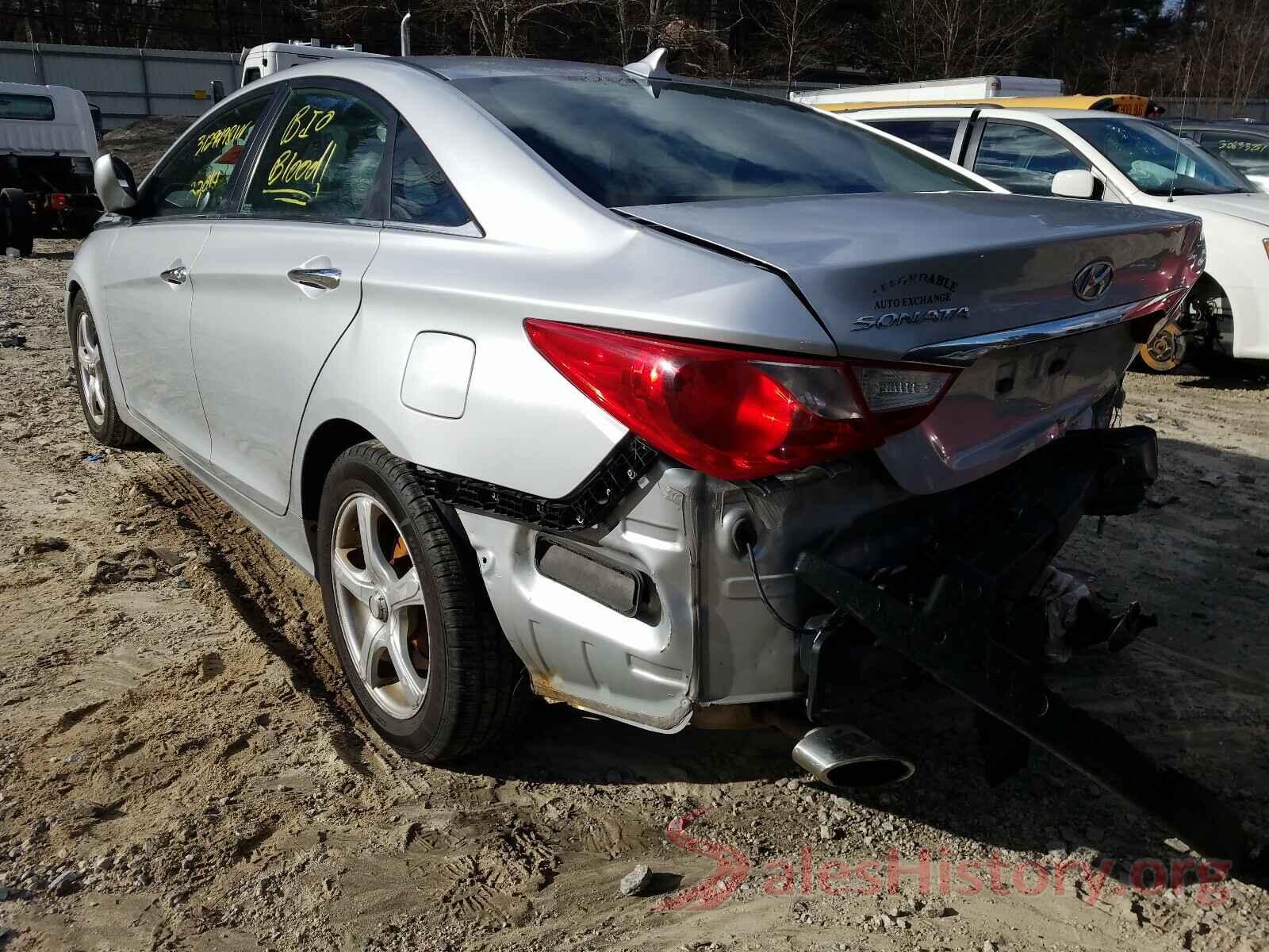 2T3P1RFVXKC023501 2011 HYUNDAI SONATA