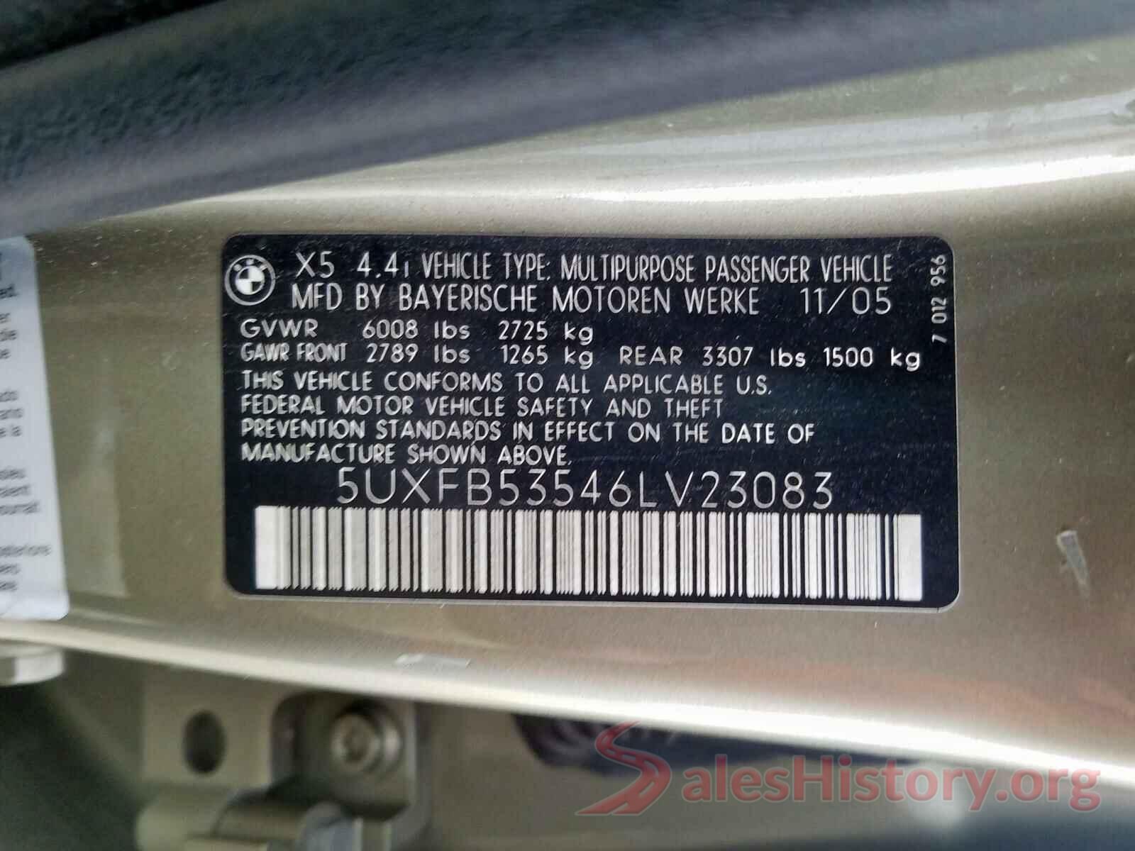 3MZBN1V79HM131830 2006 BMW X5