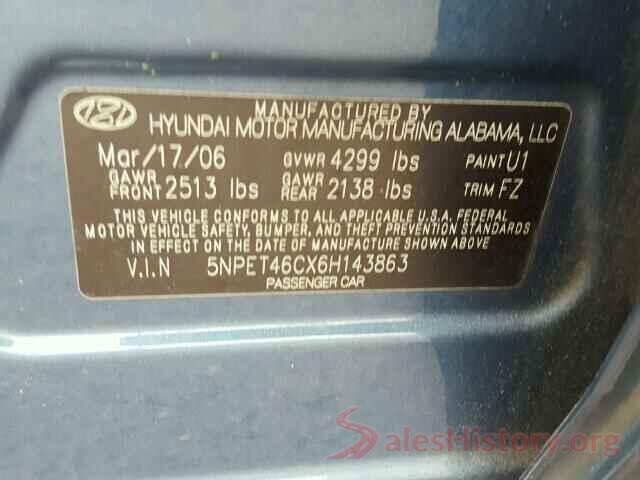 YV4102RK8M1685849 2006 HYUNDAI SONATA