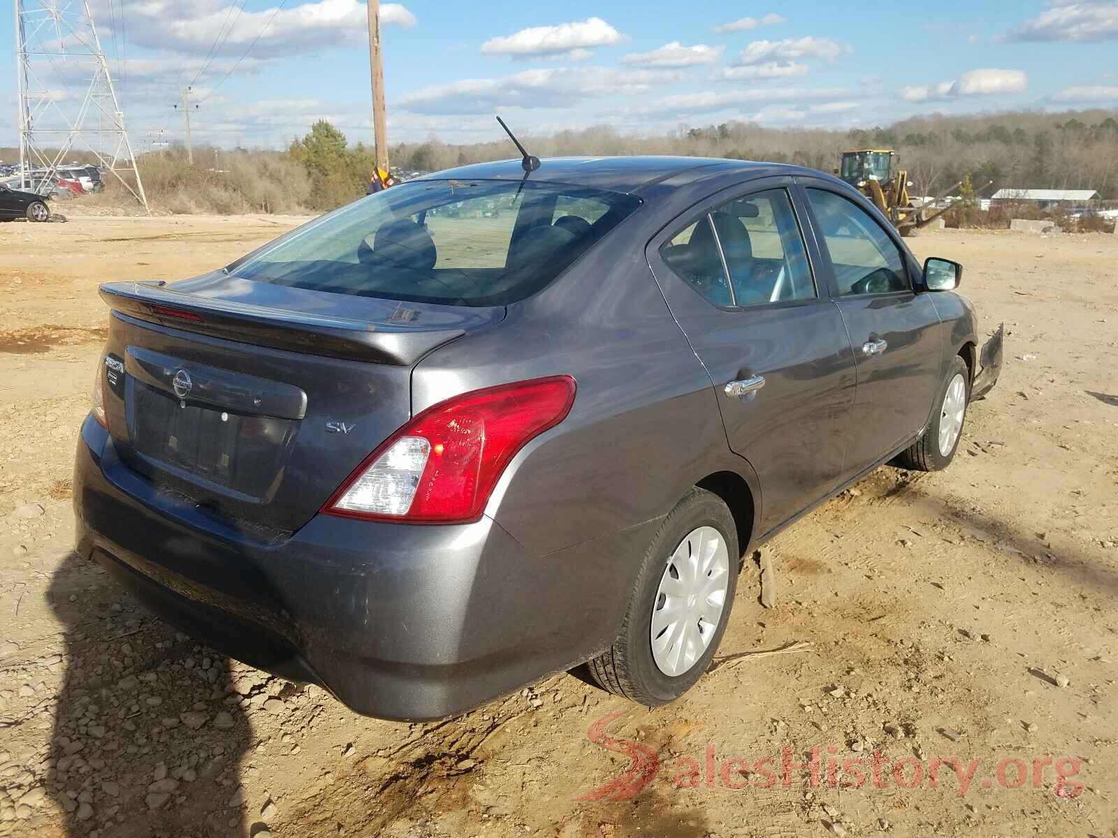 3N1CN7AP6KL851795 2019 NISSAN VERSA