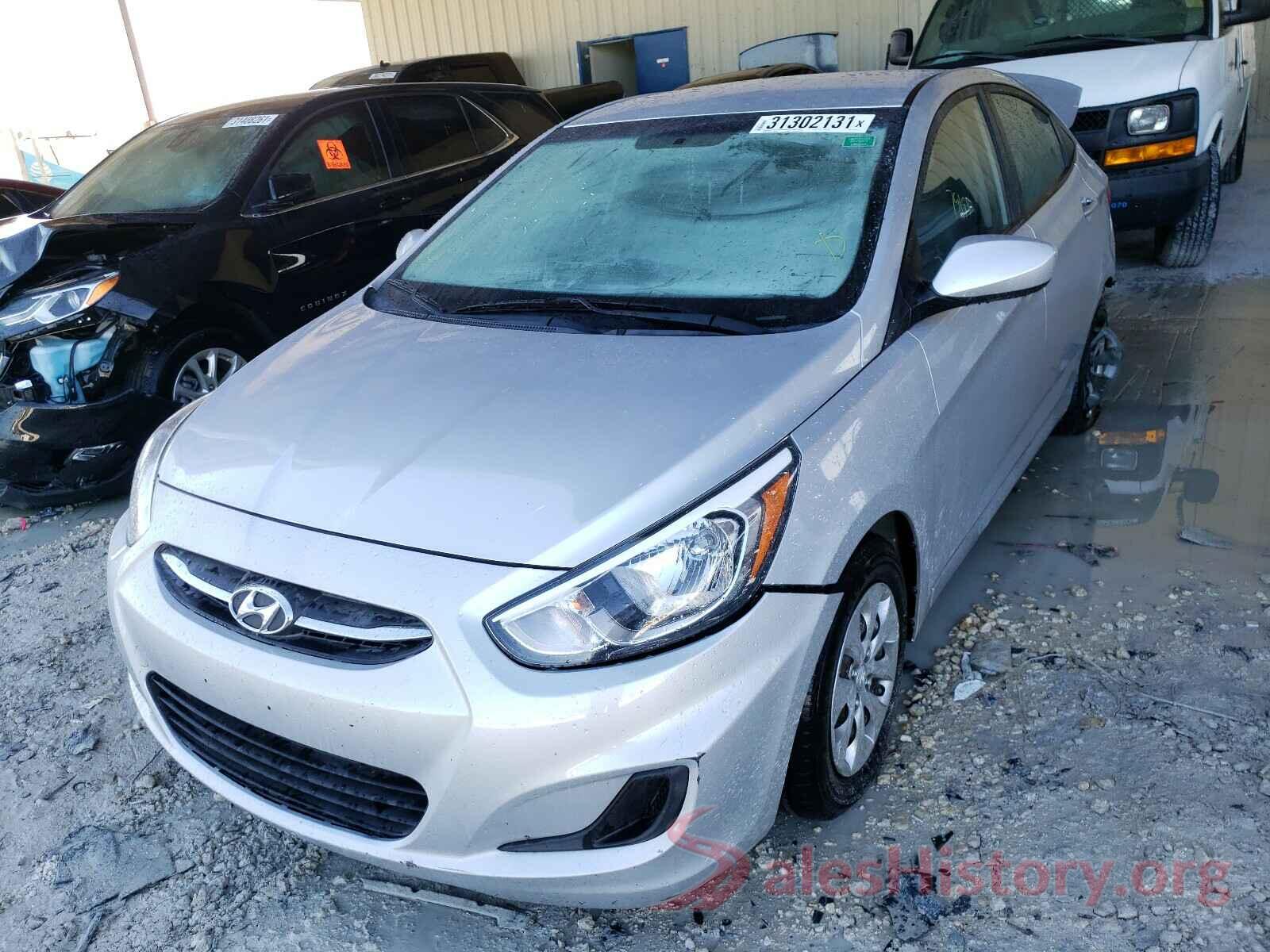 KMHCT4AE7GU095239 2016 HYUNDAI ACCENT