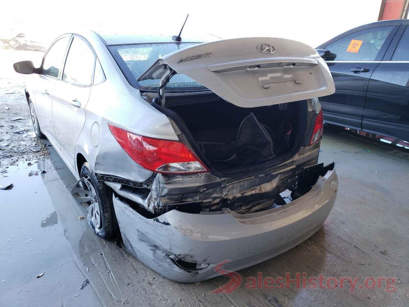 KMHCT4AE7GU095239 2016 HYUNDAI ACCENT