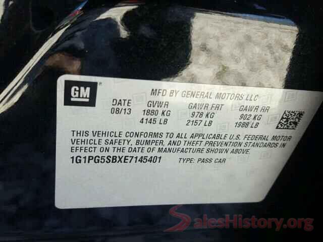 KM8J2CA4XKU914068 2014 CHEVROLET CRUZE