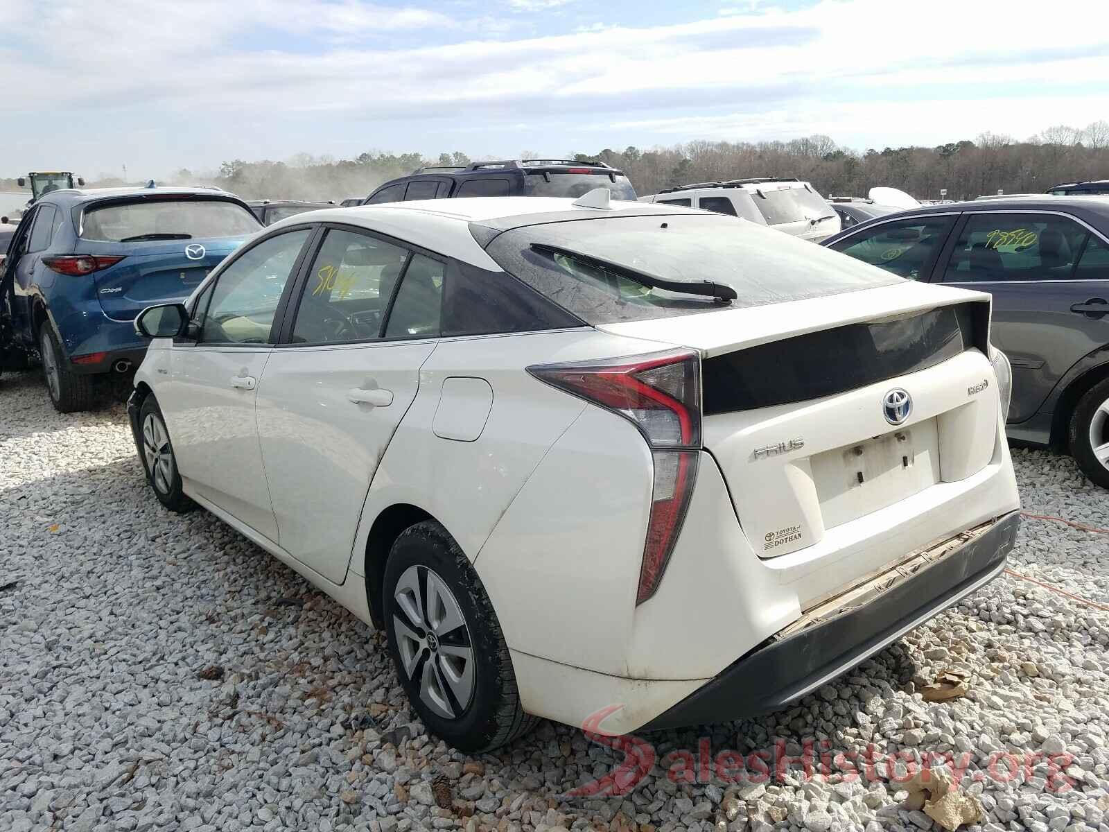 JTDKARFU4G3022922 2016 TOYOTA PRIUS