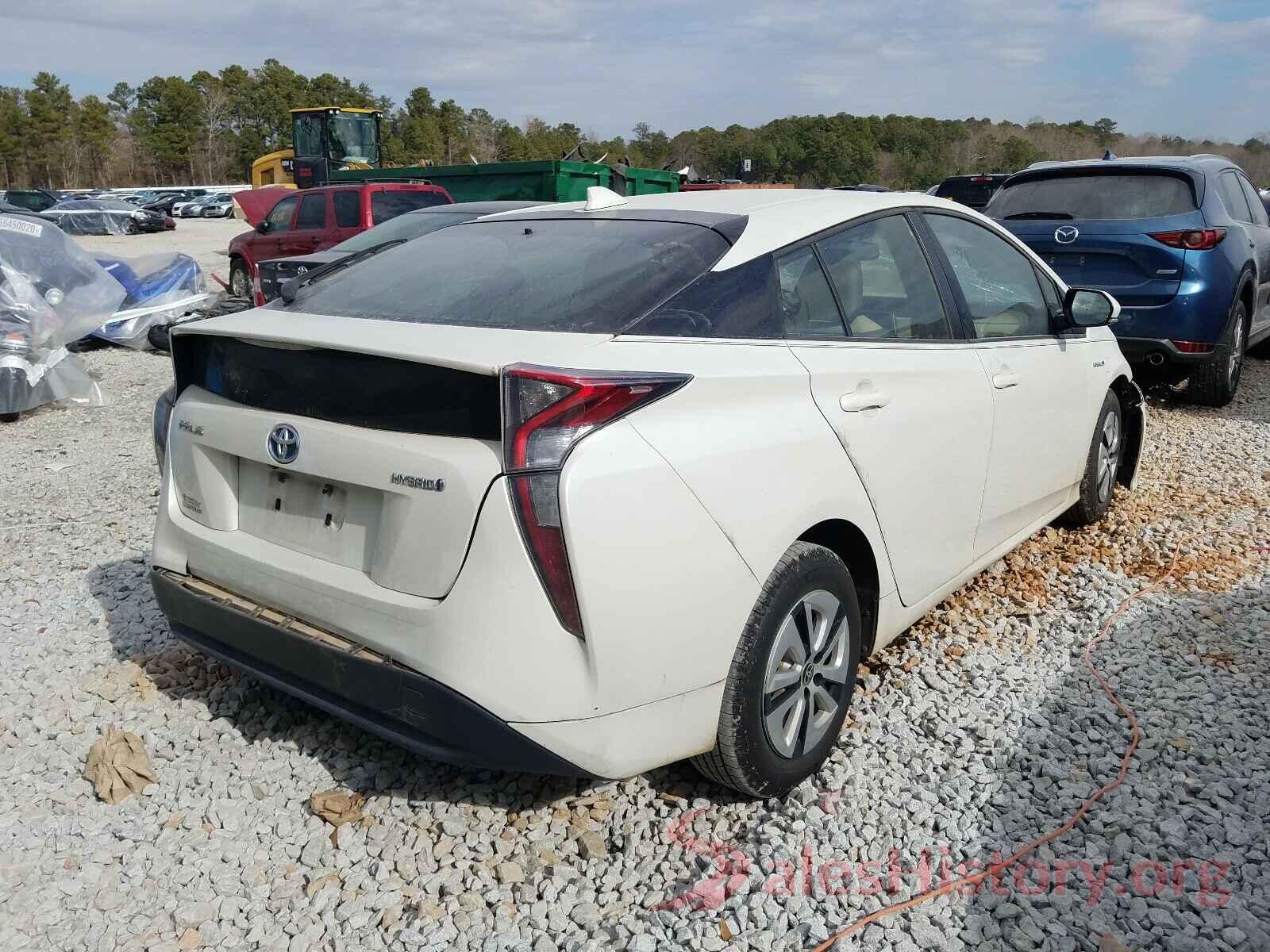 JTDKARFU4G3022922 2016 TOYOTA PRIUS