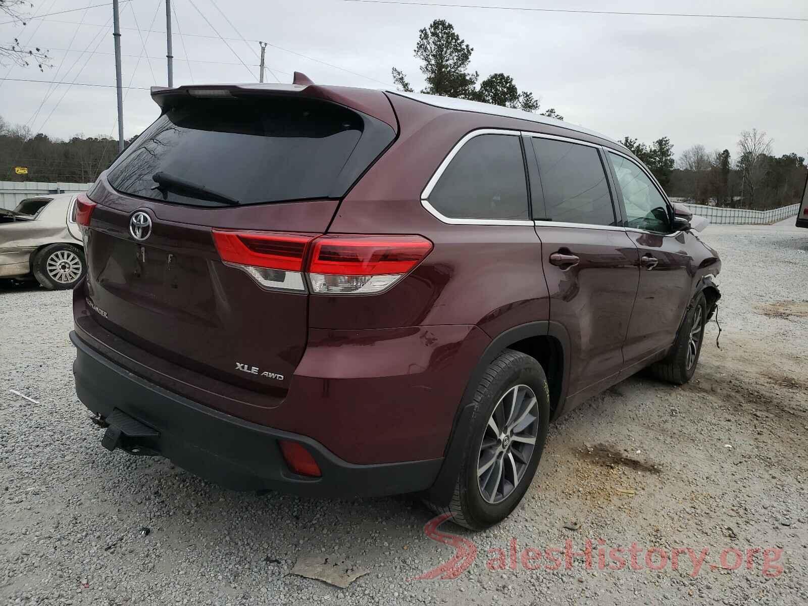 5TDJZRFH9HS412681 2017 TOYOTA HIGHLANDER