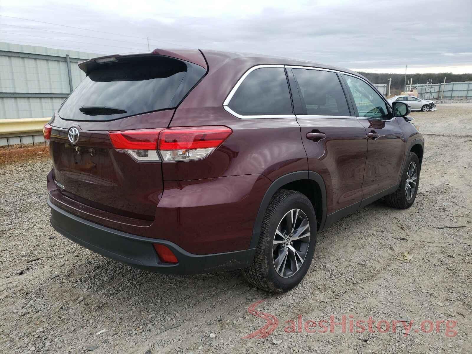 5TDZARFH0KS059801 2019 TOYOTA HIGHLANDER