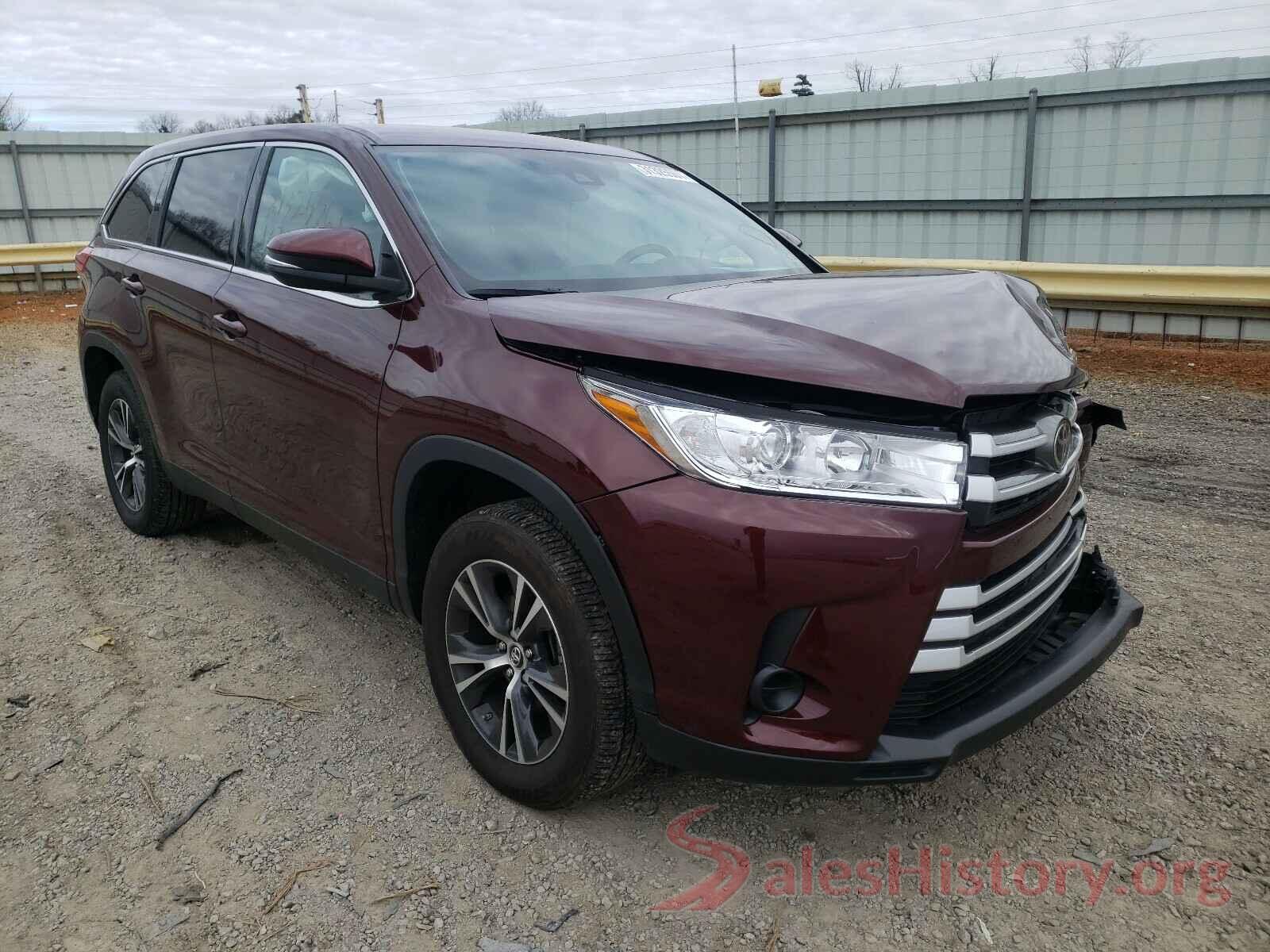 5TDZARFH0KS059801 2019 TOYOTA HIGHLANDER