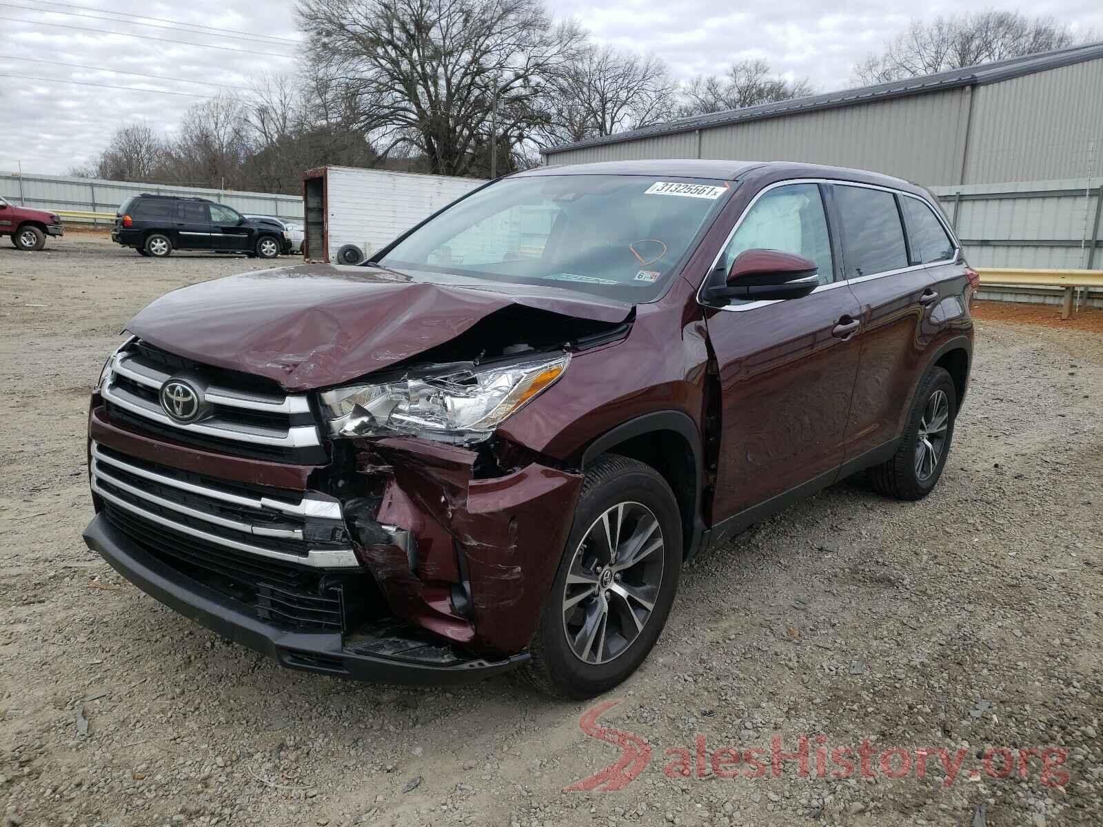 5TDZARFH0KS059801 2019 TOYOTA HIGHLANDER