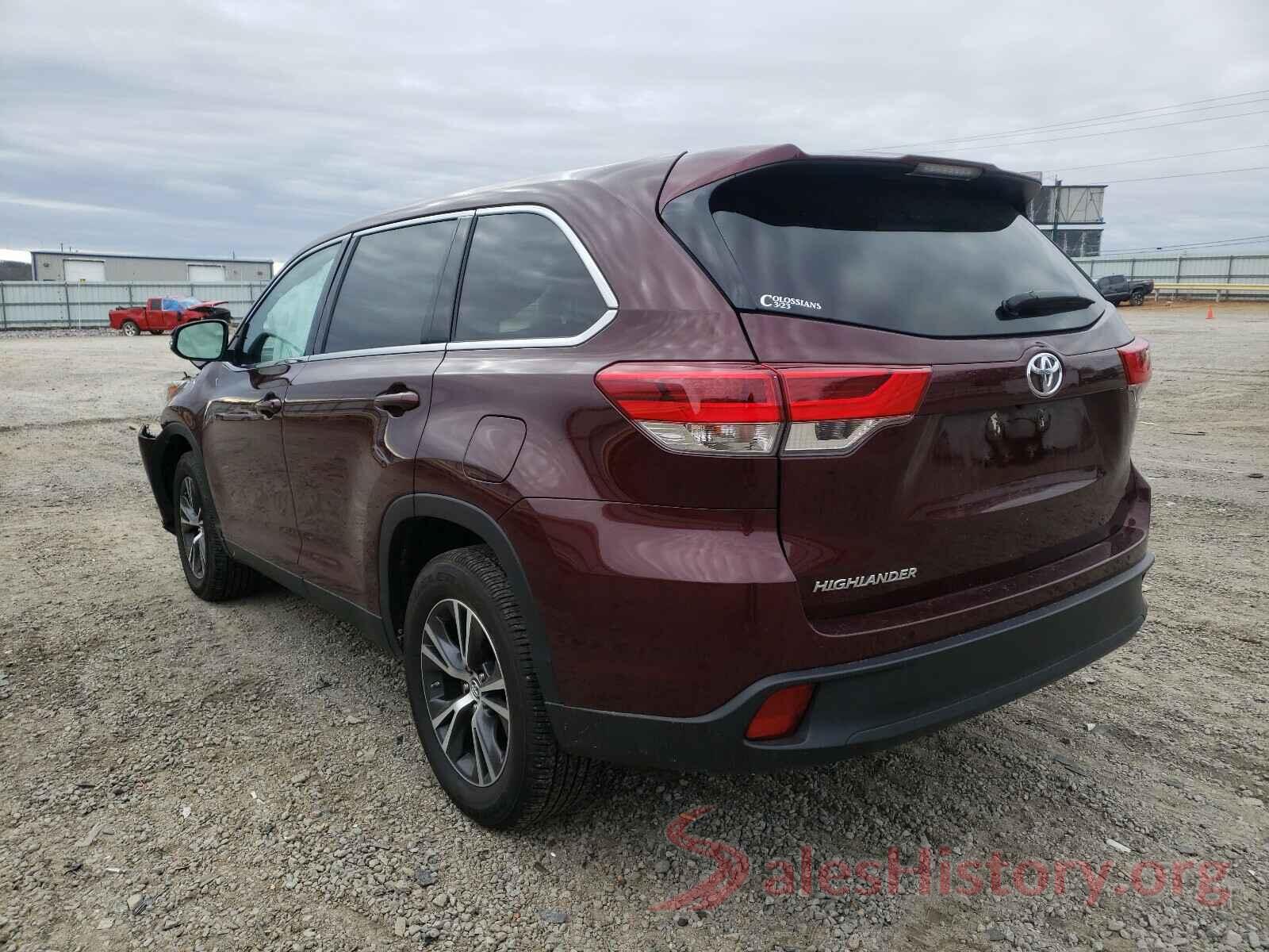 5TDZARFH0KS059801 2019 TOYOTA HIGHLANDER