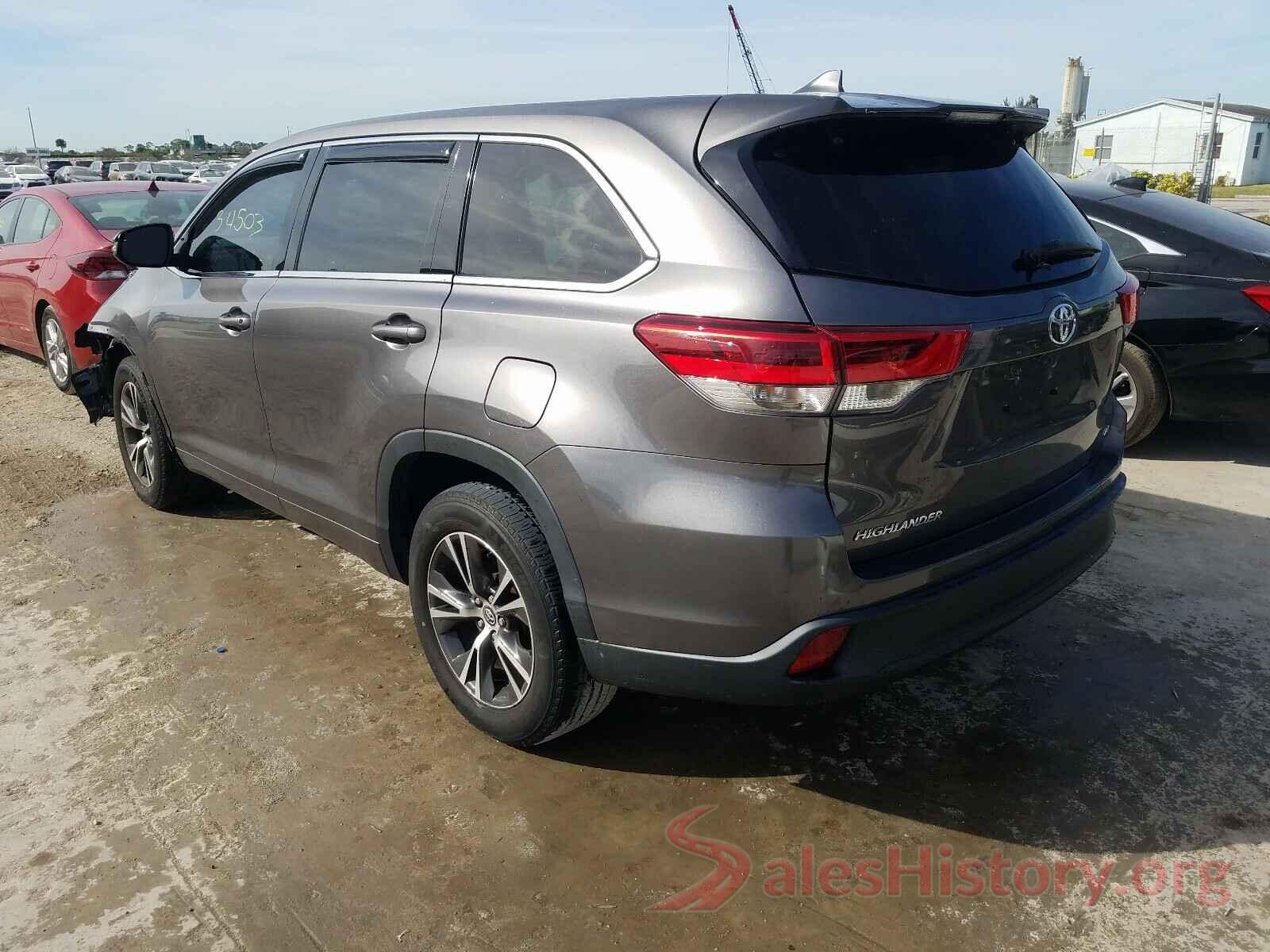 5TDZZRFH3JS244089 2018 TOYOTA HIGHLANDER