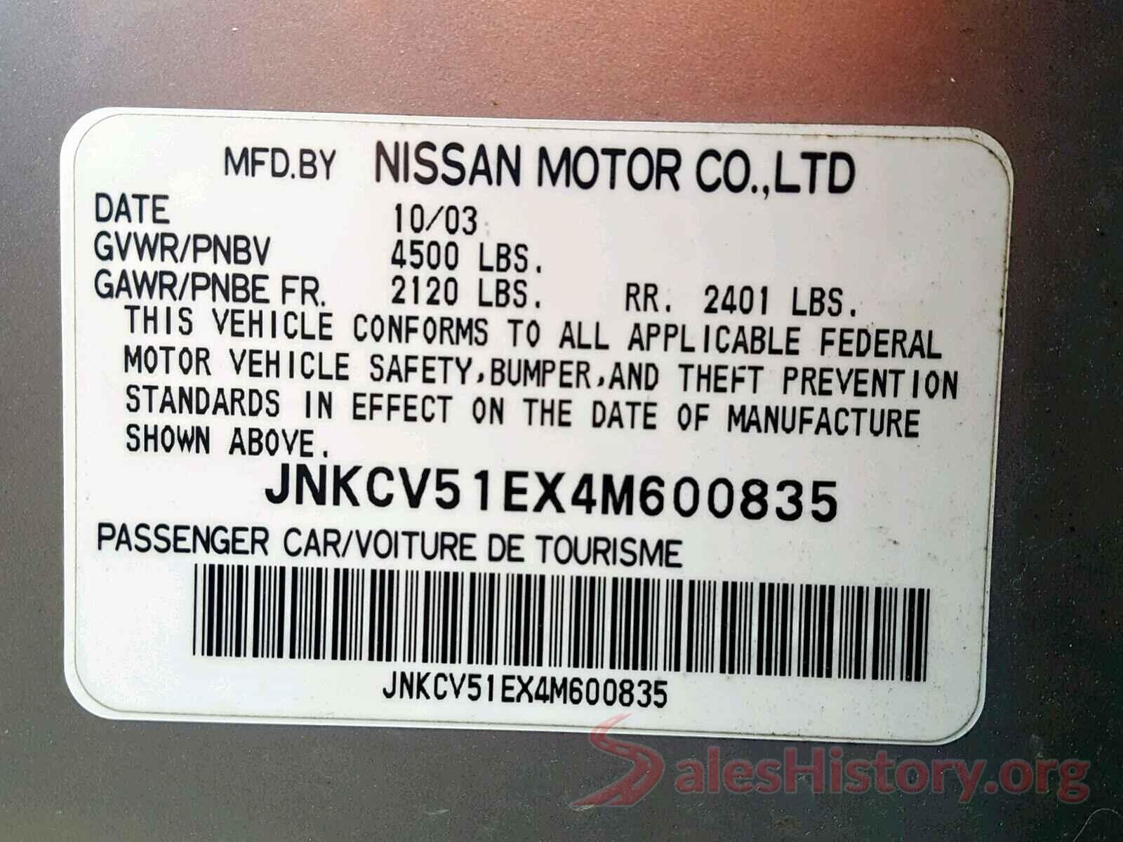 4T1C11AKXLU943313 2004 INFINITI G35