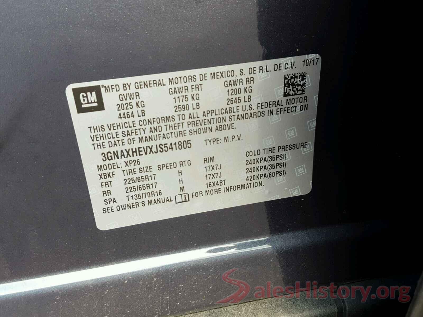 5N1DR2BM5LC612373 2018 CHEVROLET EQUINOX