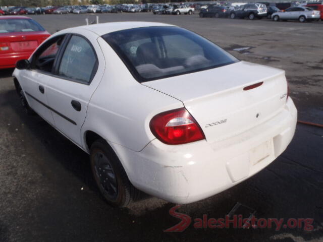 3N1CN8EV2ML820819 2005 DODGE NEON