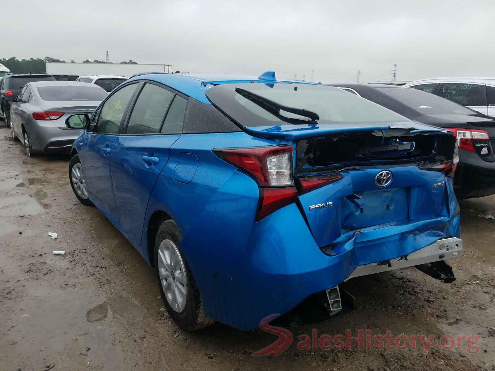 JTDKARFU1L3110384 2020 TOYOTA PRIUS