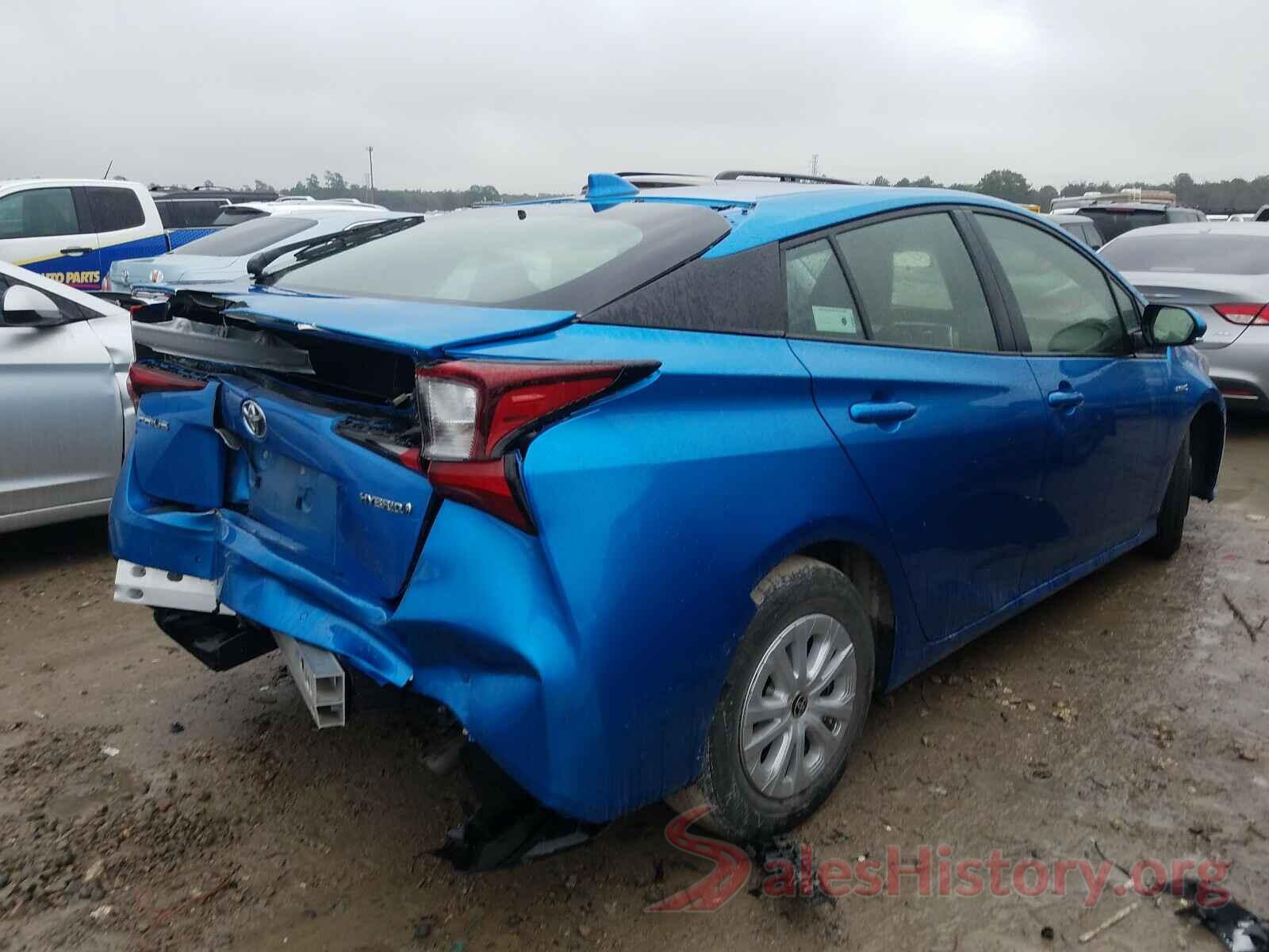 JTDKARFU1L3110384 2020 TOYOTA PRIUS