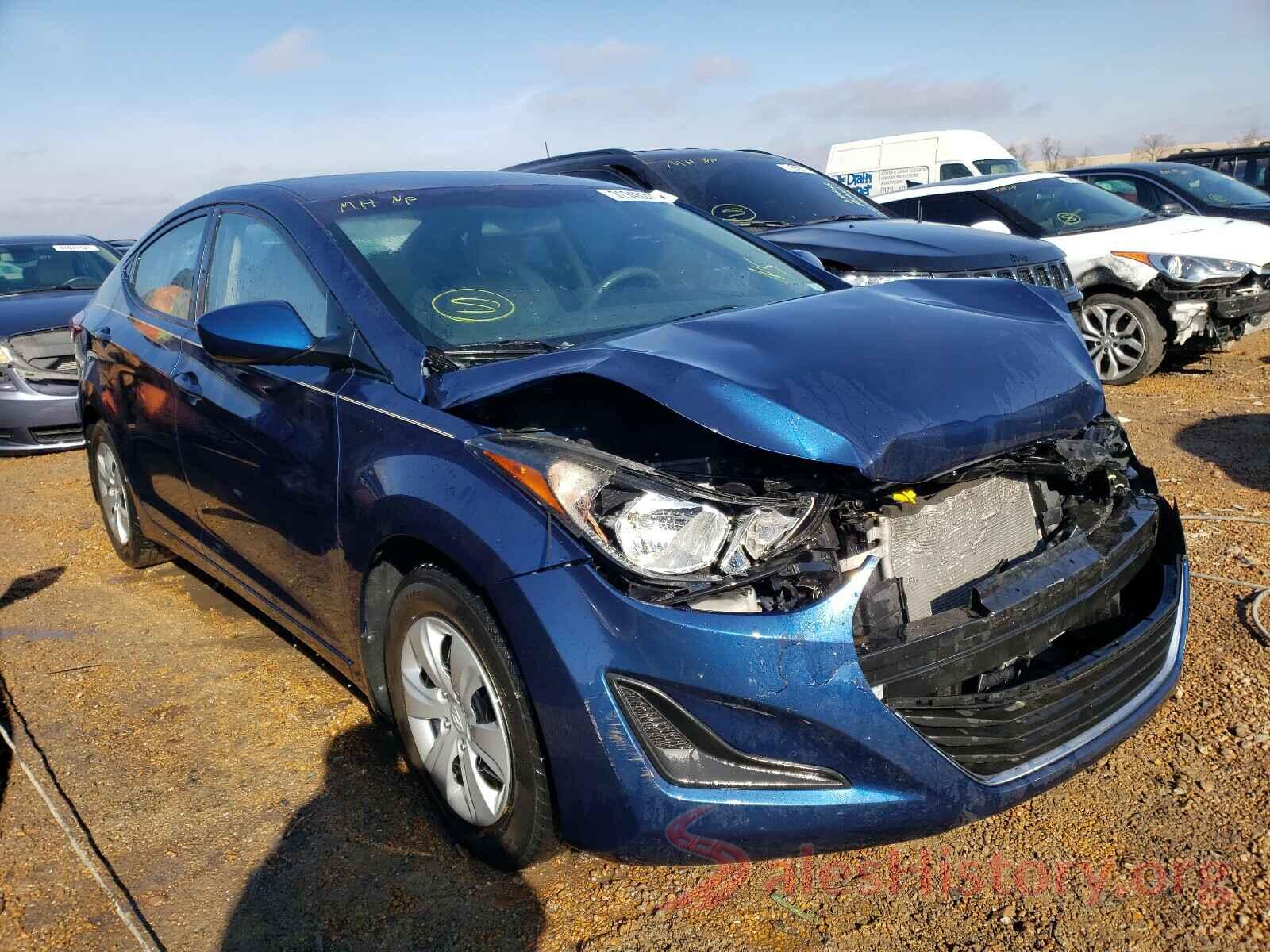 5NPDH4AE5GH788752 2016 HYUNDAI ELANTRA