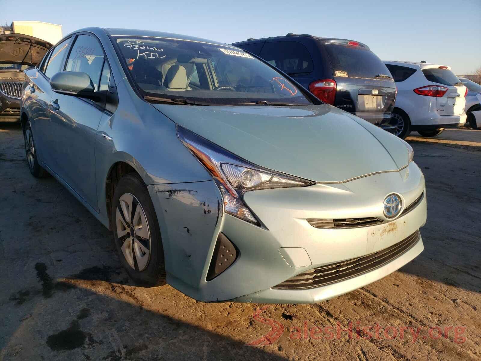 JTDKBRFU9H3030089 2017 TOYOTA PRIUS