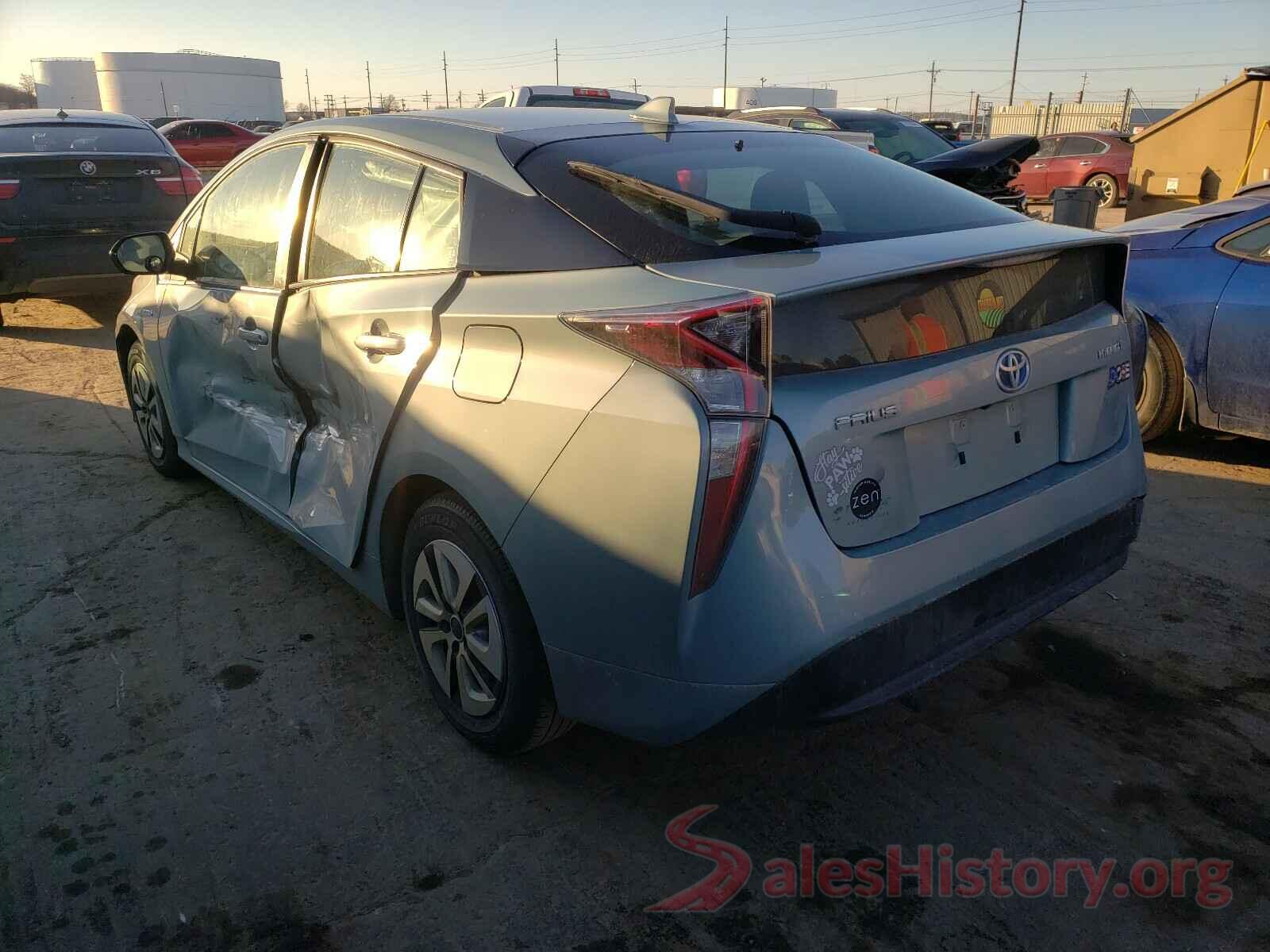 JTDKBRFU9H3030089 2017 TOYOTA PRIUS