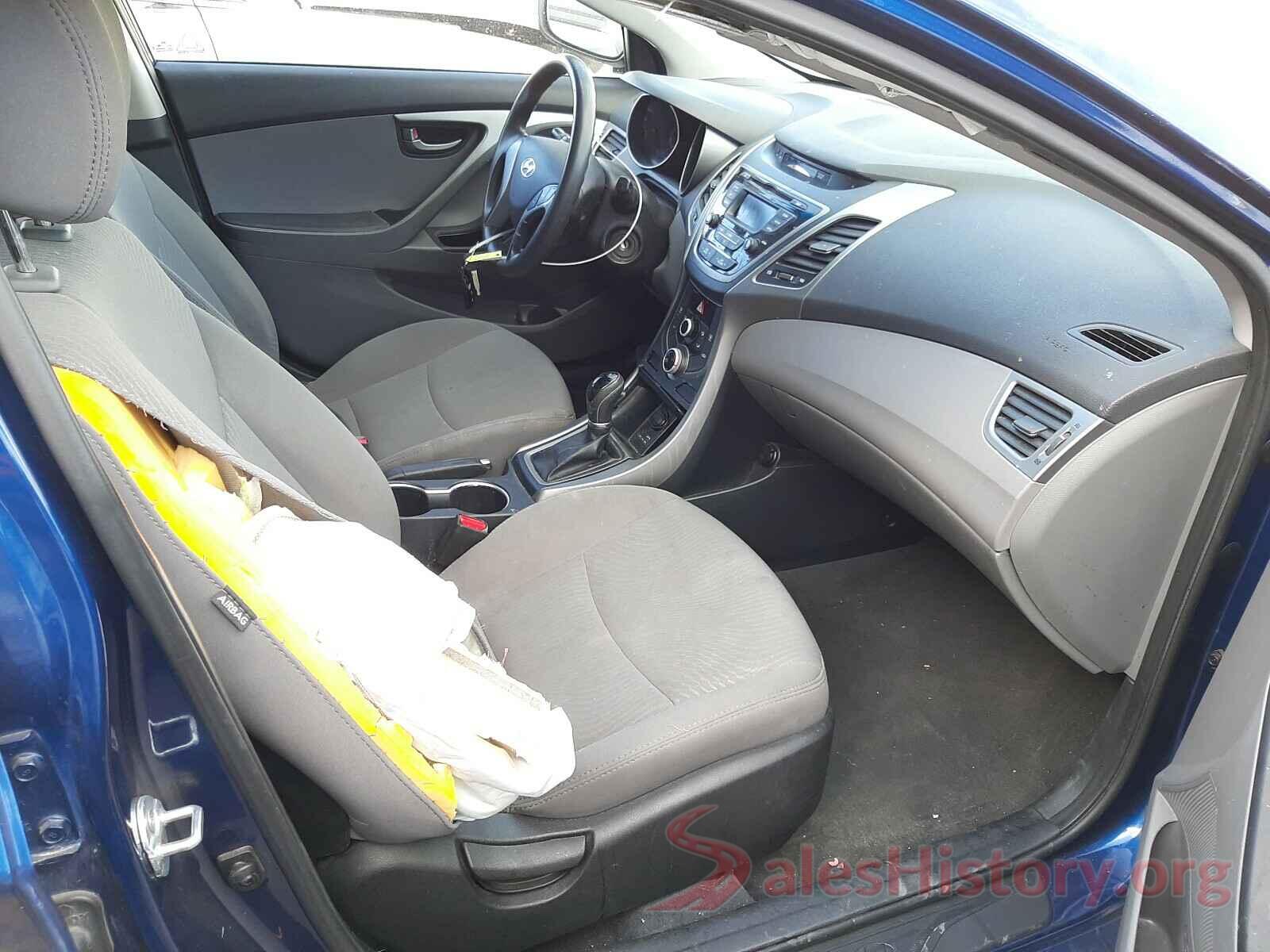 5NPDH4AE7GH708867 2016 HYUNDAI ELANTRA