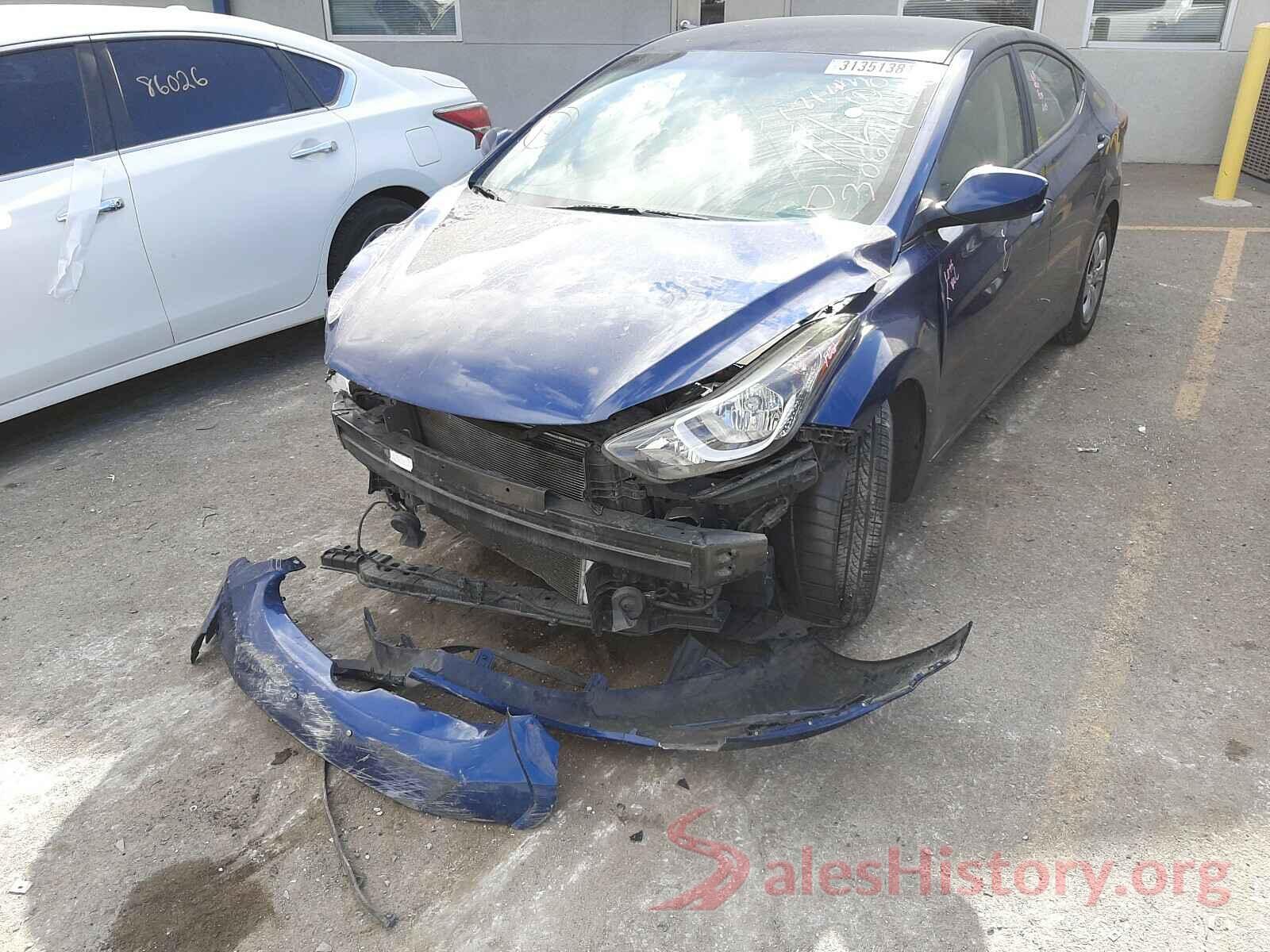 5NPDH4AE7GH708867 2016 HYUNDAI ELANTRA