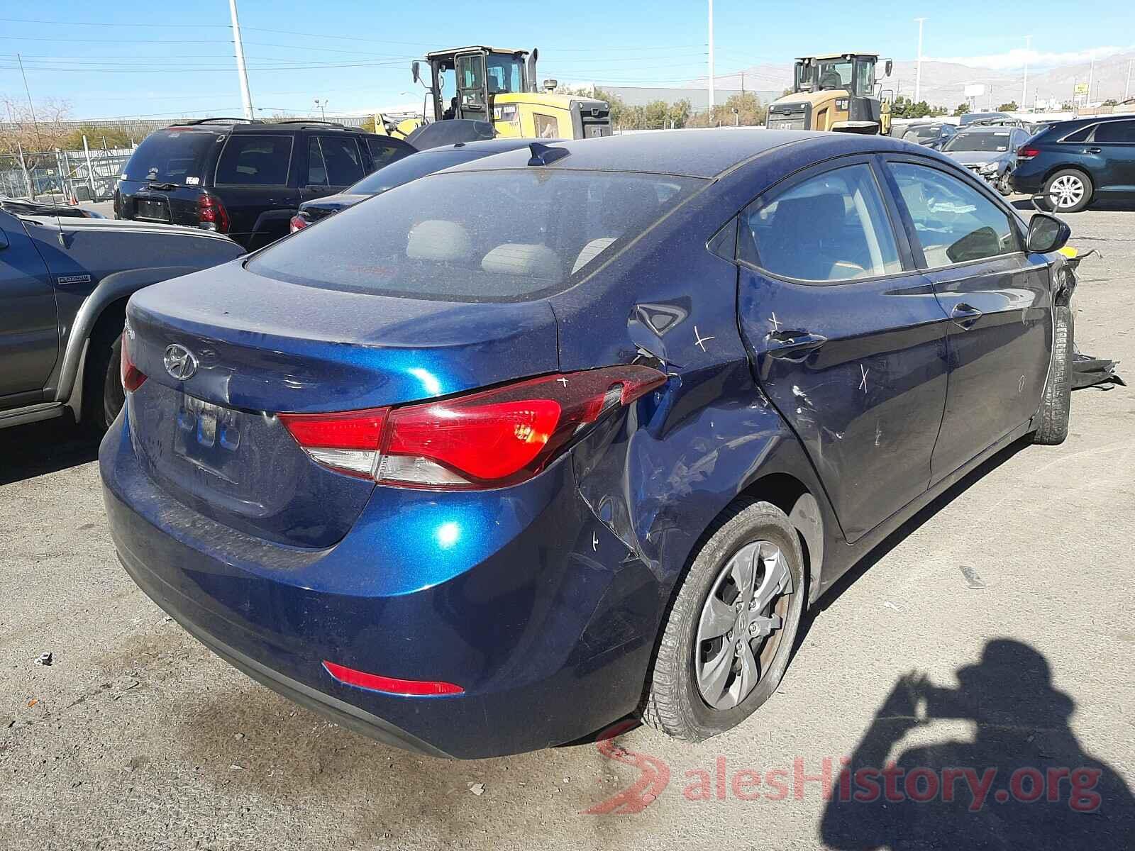 5NPDH4AE7GH708867 2016 HYUNDAI ELANTRA