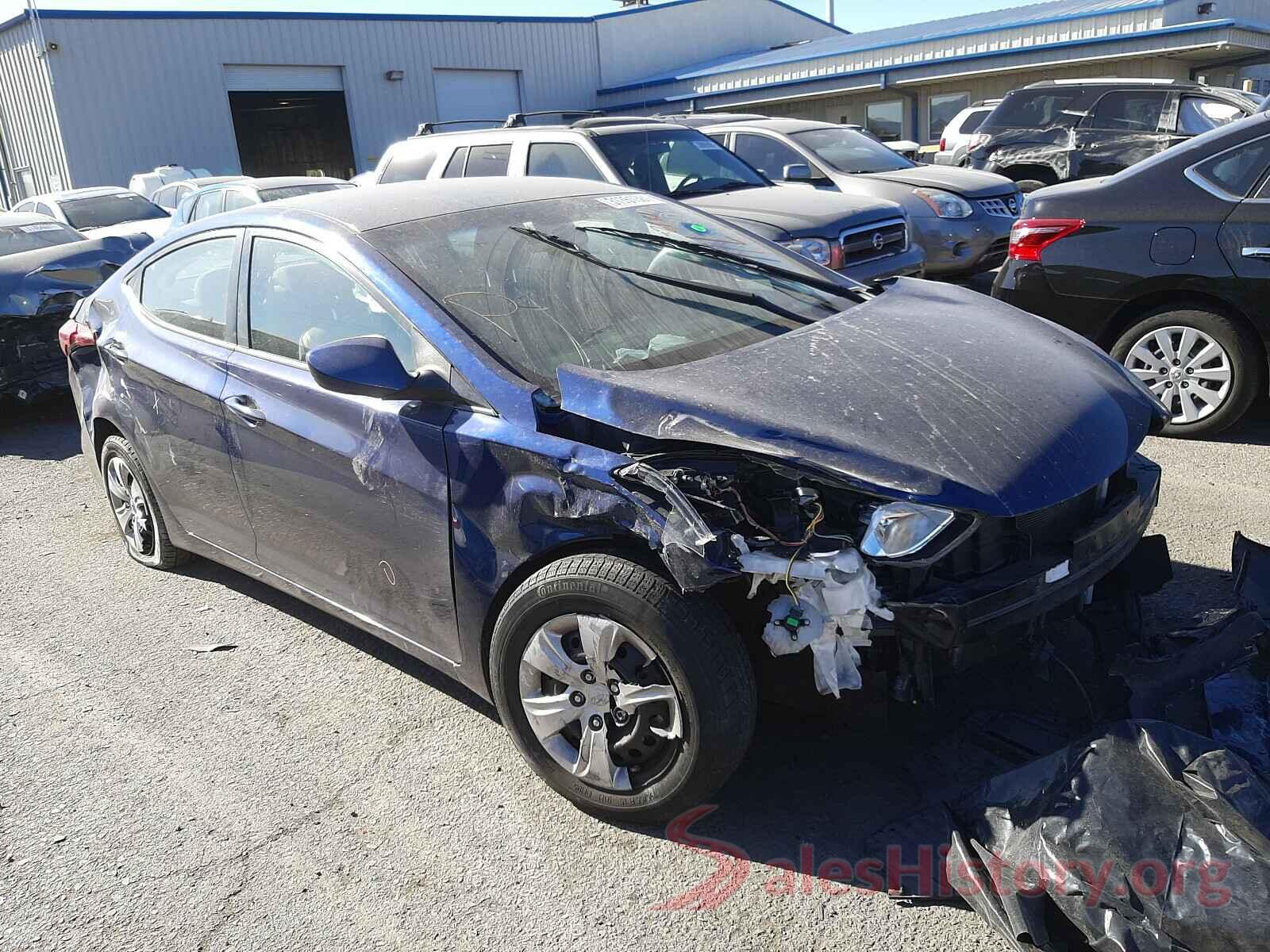 5NPDH4AE7GH708867 2016 HYUNDAI ELANTRA