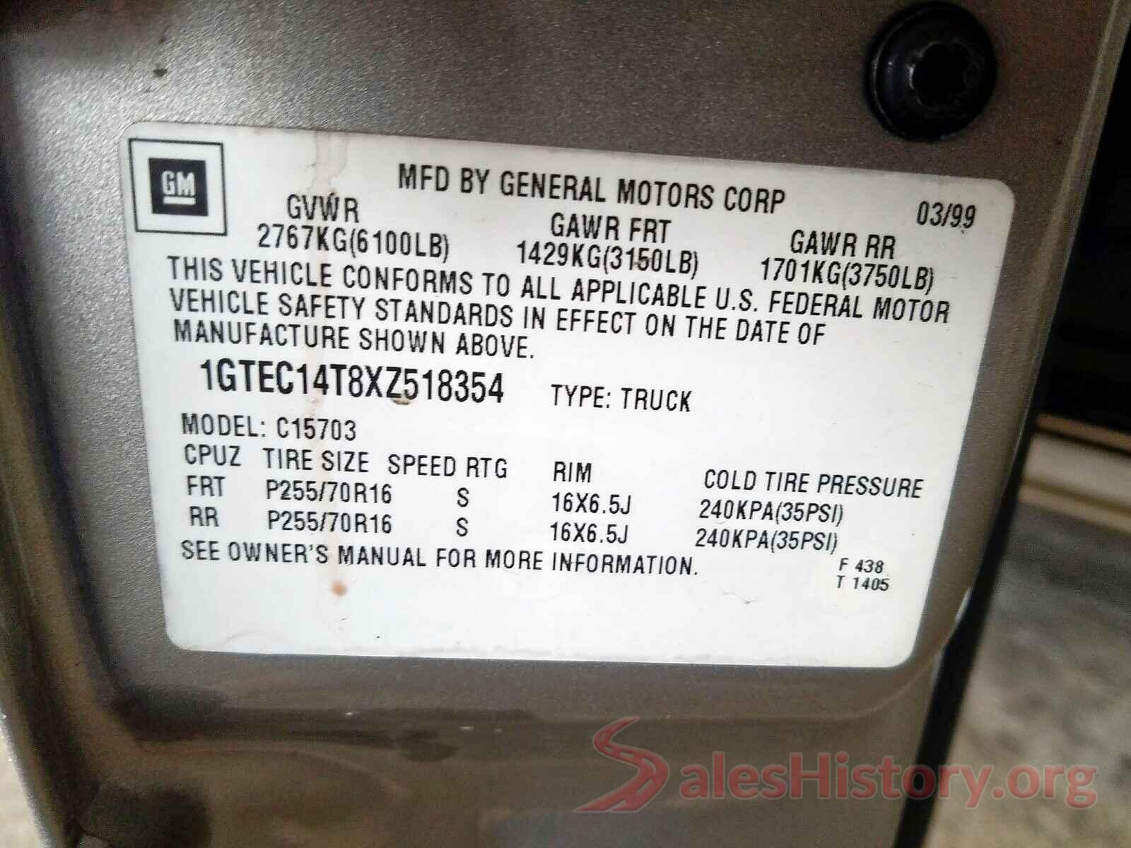 JA4AP4AU8LU025017 1999 GMC SIERRA