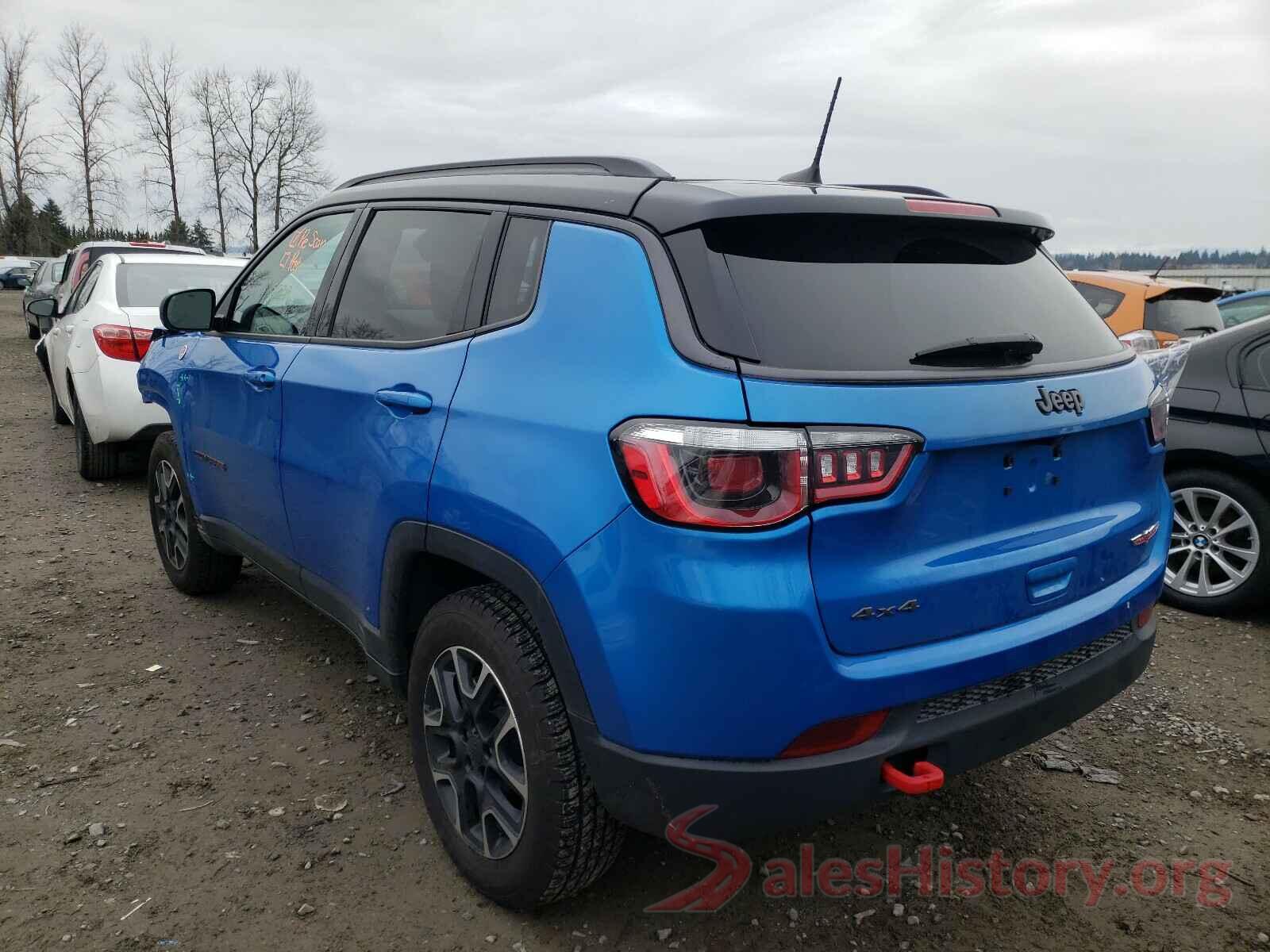 3C4NJDDB2LT161673 2020 JEEP COMPASS