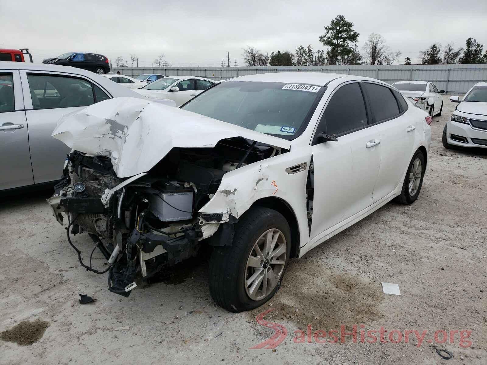 KNAGT4L31G5070880 2016 KIA OPTIMA