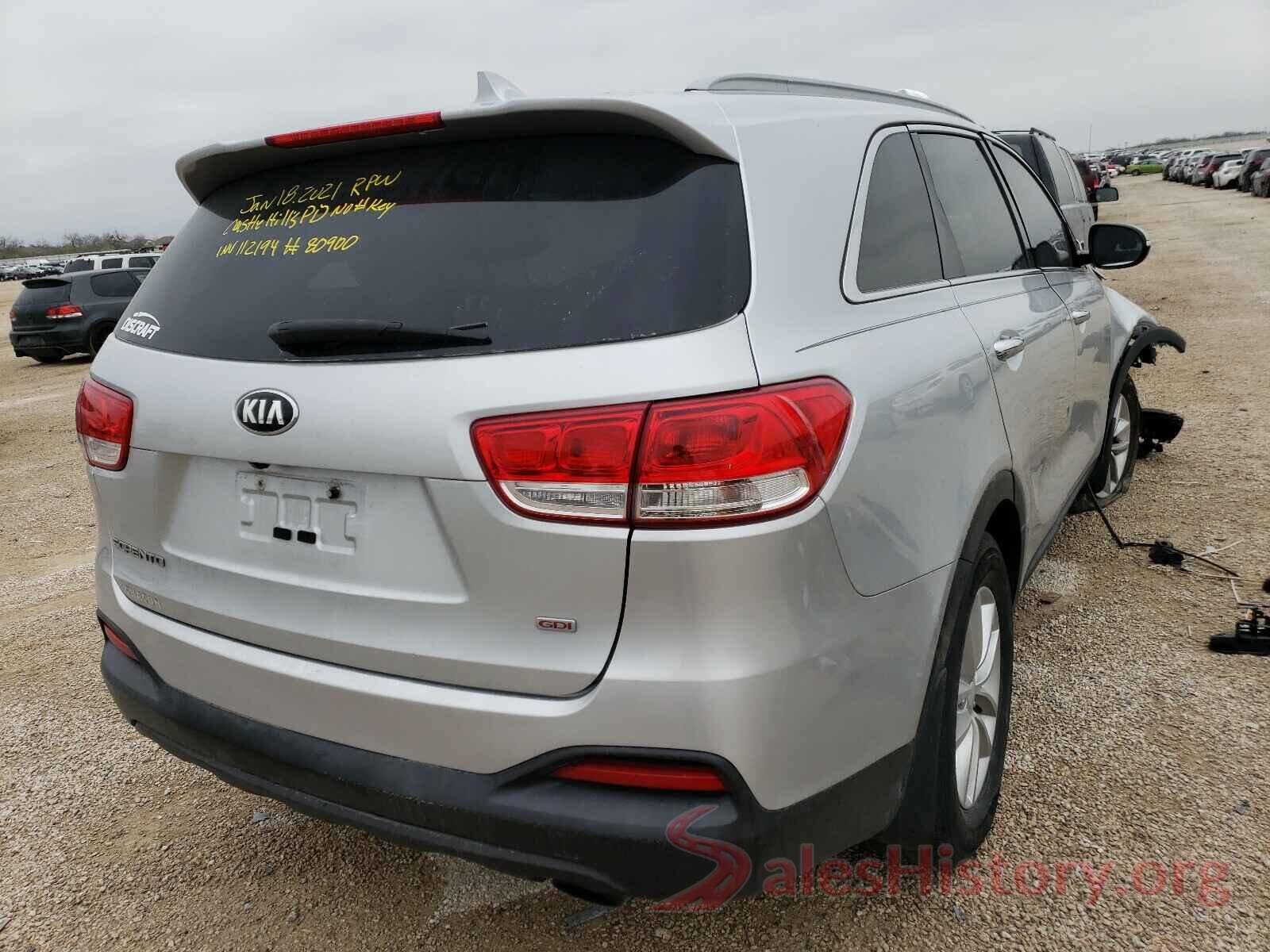 5XYPG4A35GG043196 2016 KIA SORENTO