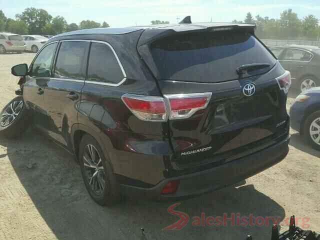 5TDJZRFH5KS598517 2016 TOYOTA HIGHLANDER