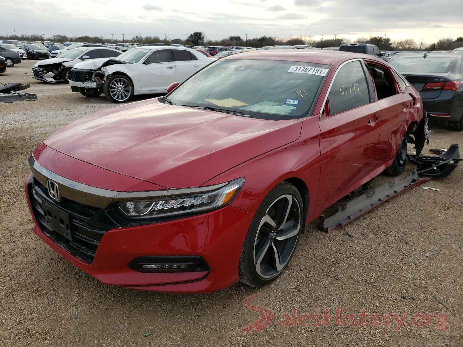 1HGCV1F32KA102453 2019 HONDA ACCORD