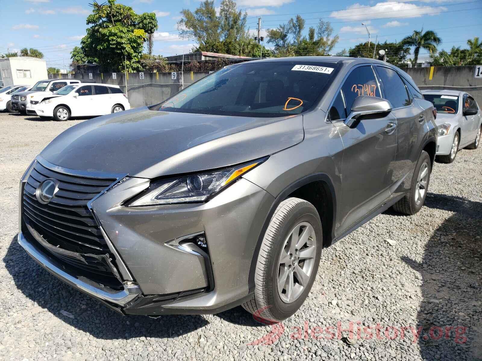 2T2ZZMCA5JC100669 2018 LEXUS RX350