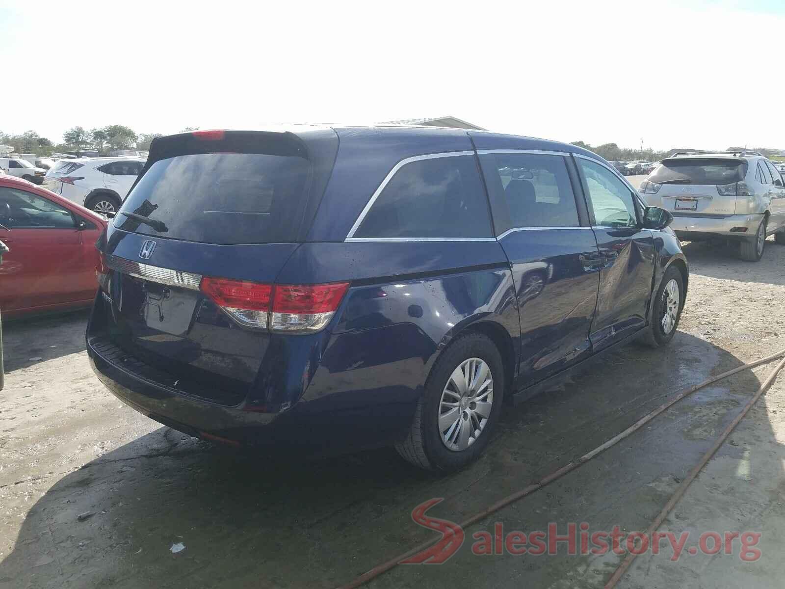 5FNRL5H20GB001906 2016 HONDA ODYSSEY