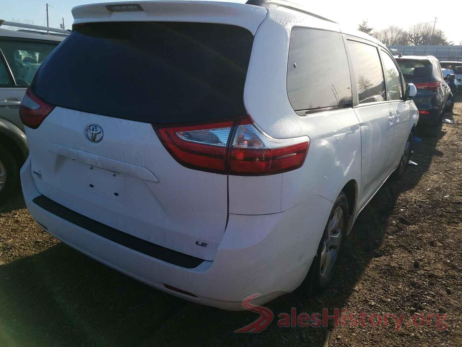 5TDKZ3DC0HS835061 2017 TOYOTA SIENNA